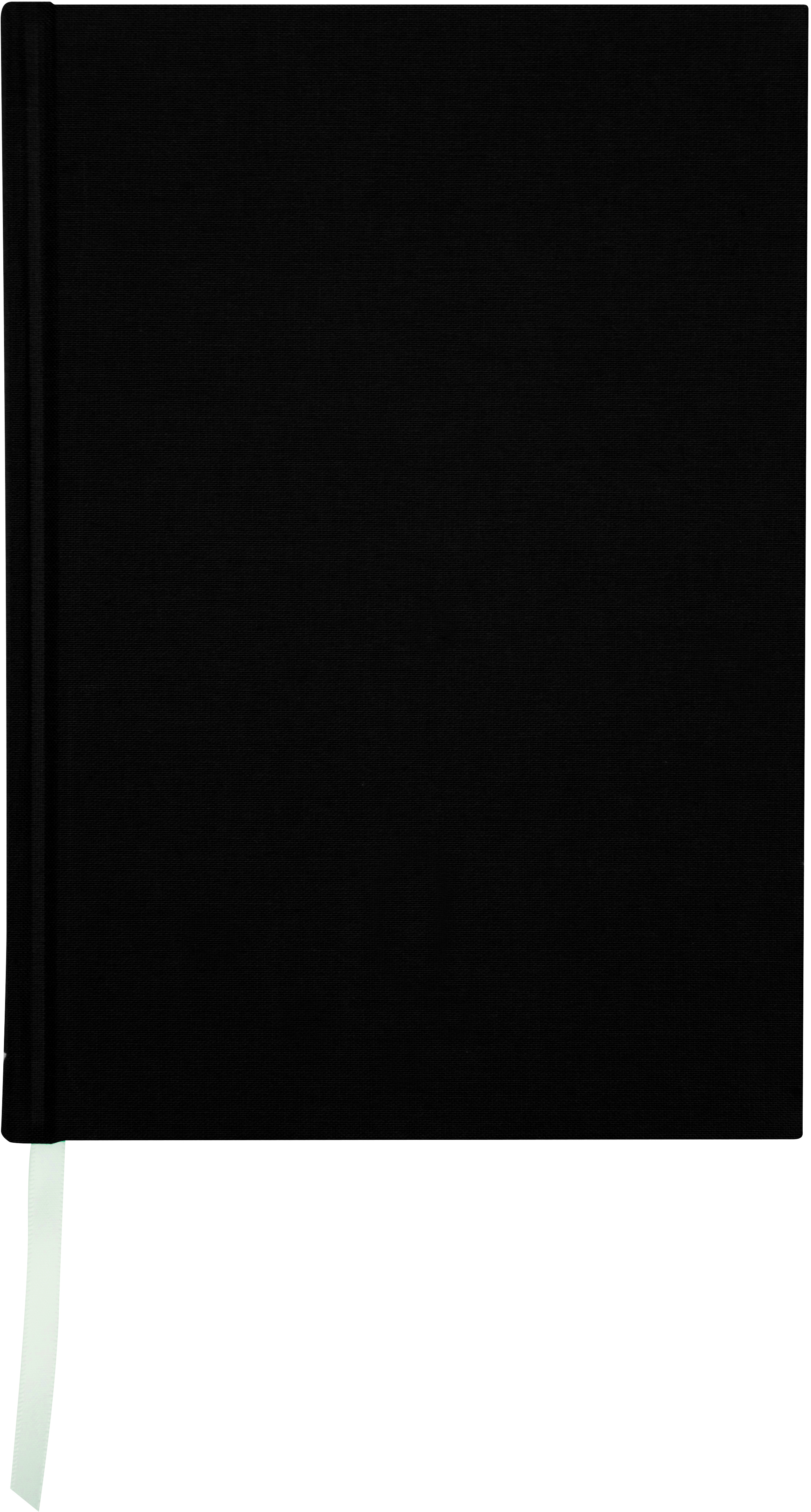 Anteckningsbok Linnetextil Linjerad svart A4 10181987