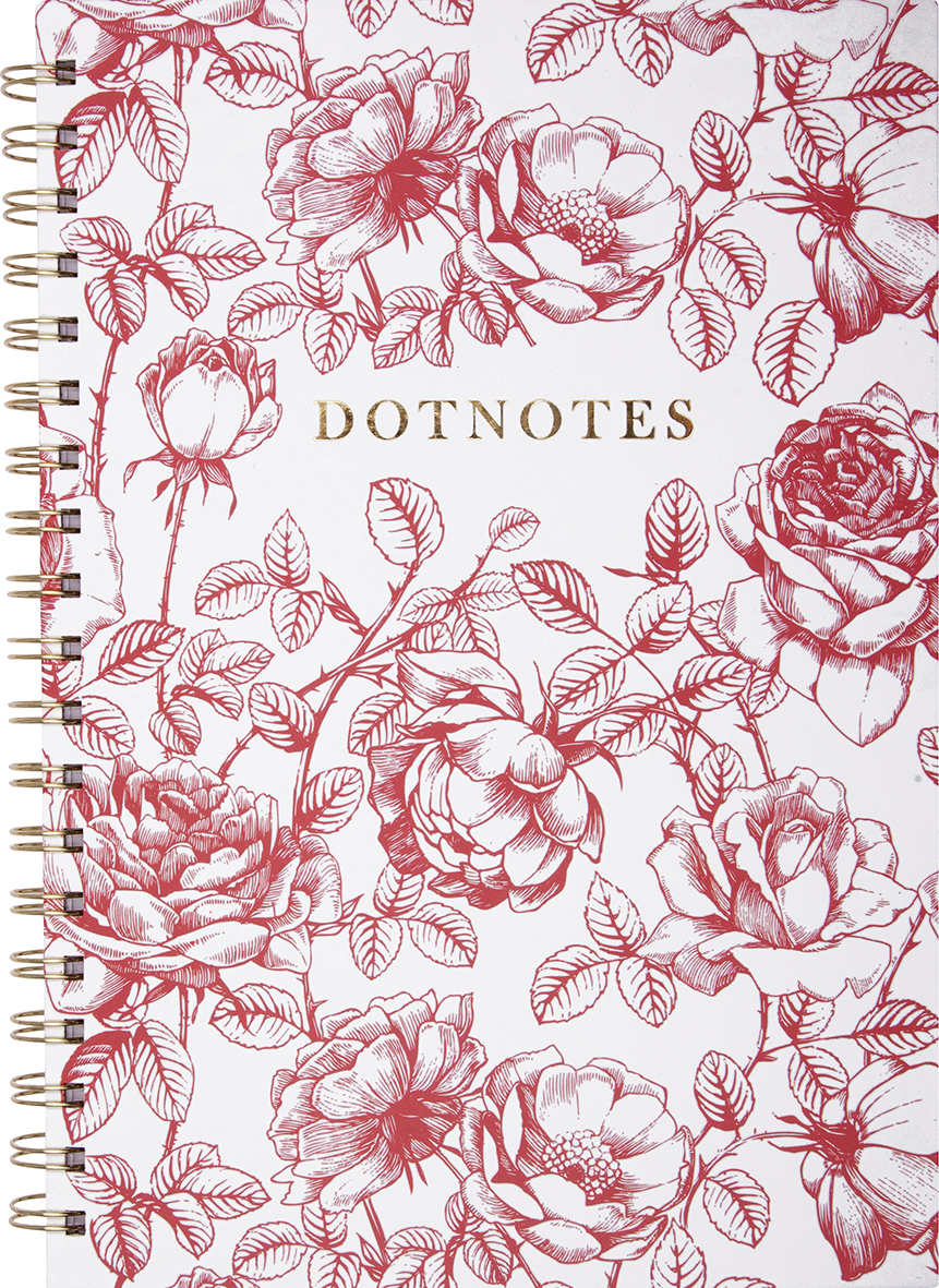 Anteckningsbok 7429 DotNotes, Blommor, FSC Mix 10182083_1