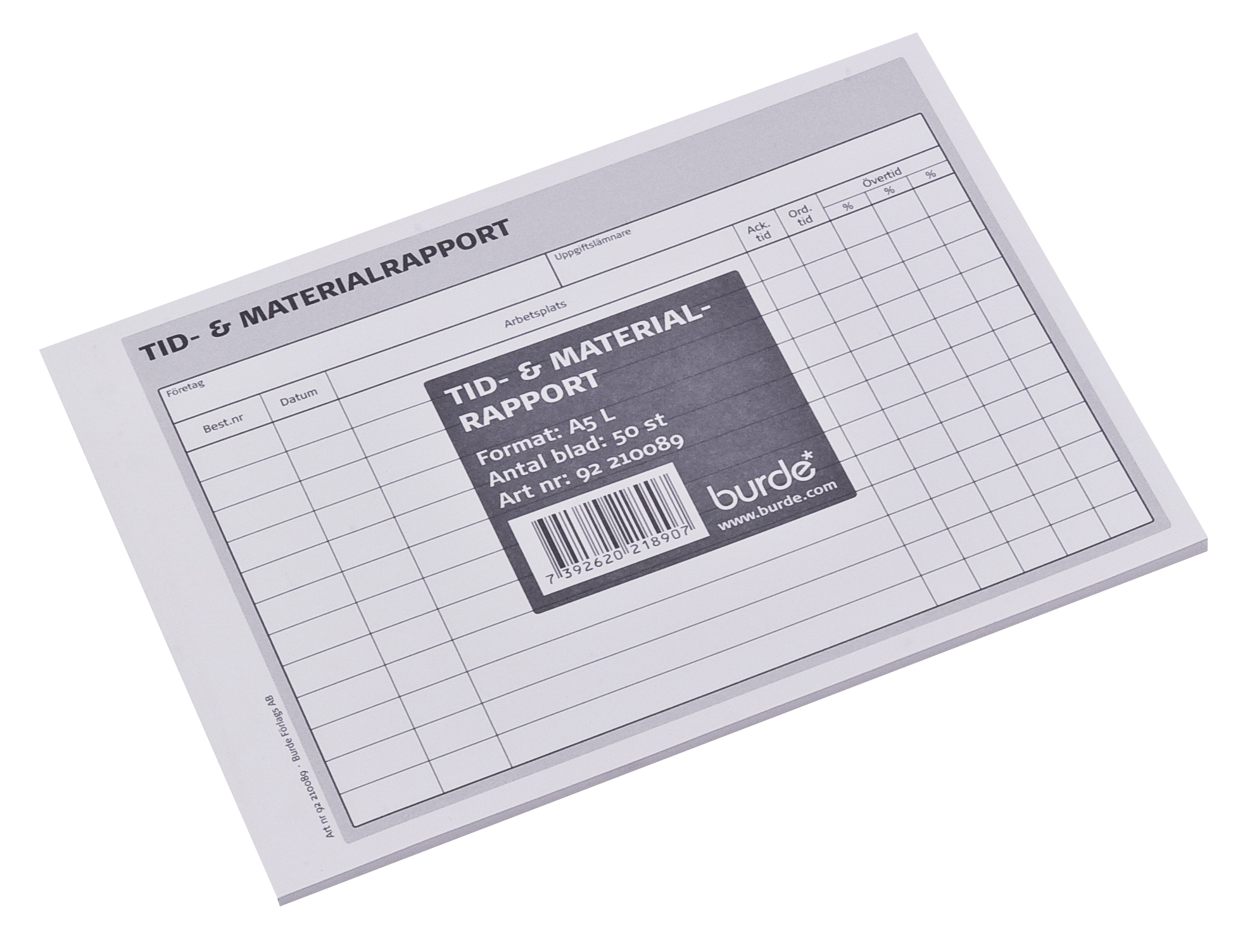 Tid &Materialrapport utan kopia A5L 10240009_1