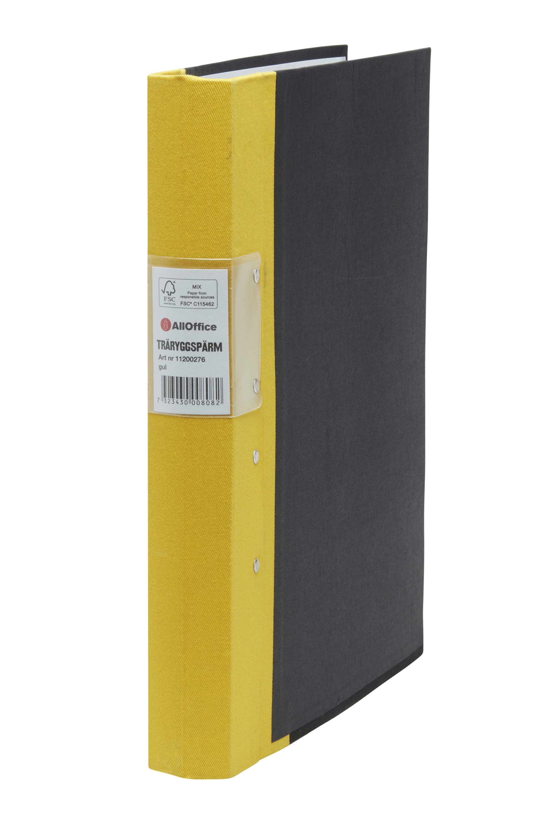 Gaffelpärm AllOffice Premium FSC gul A4 40mm 11200276