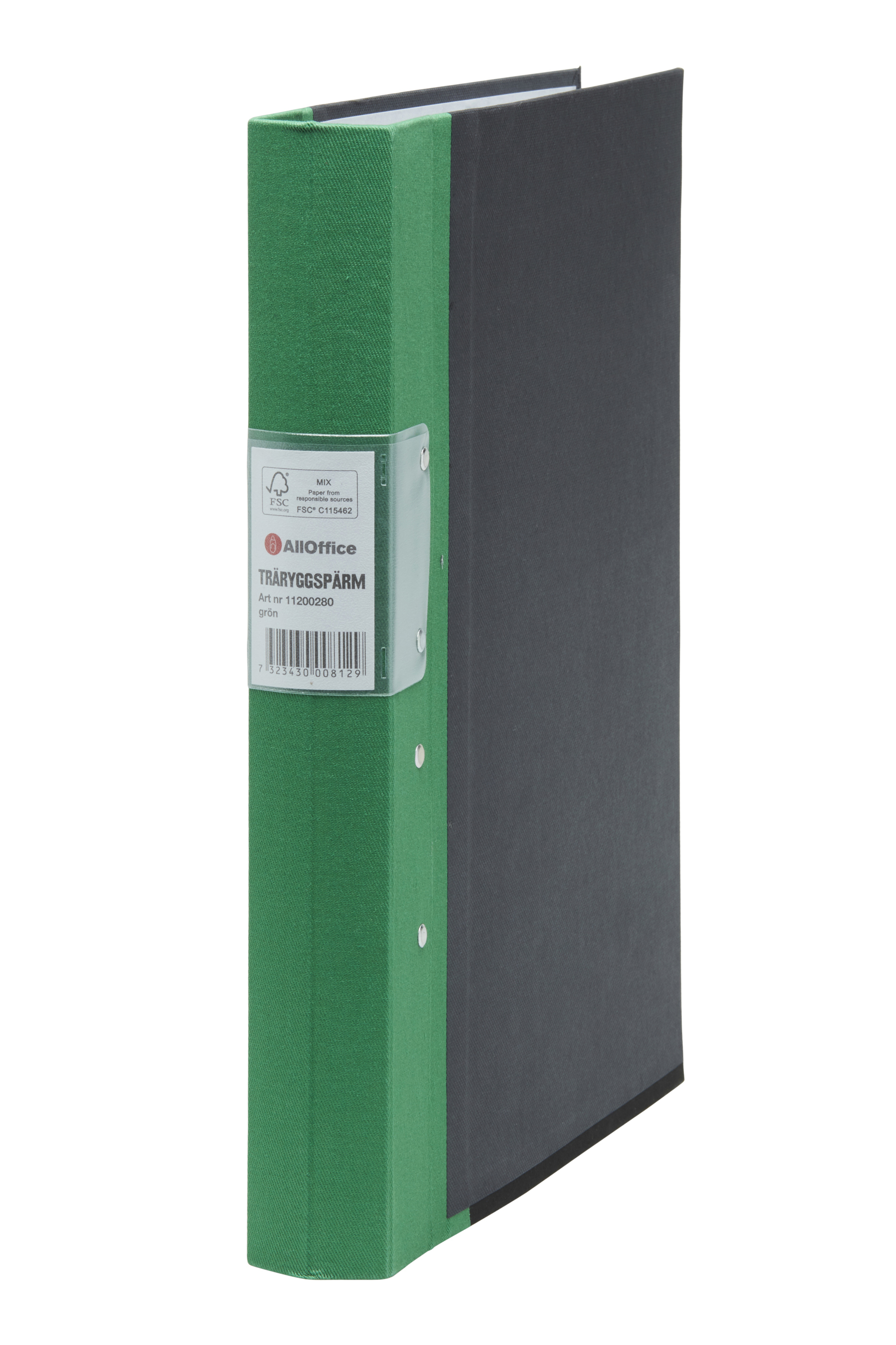 Gaffelpärm AllOffice Premium FSC grön A4 40mm 11200280