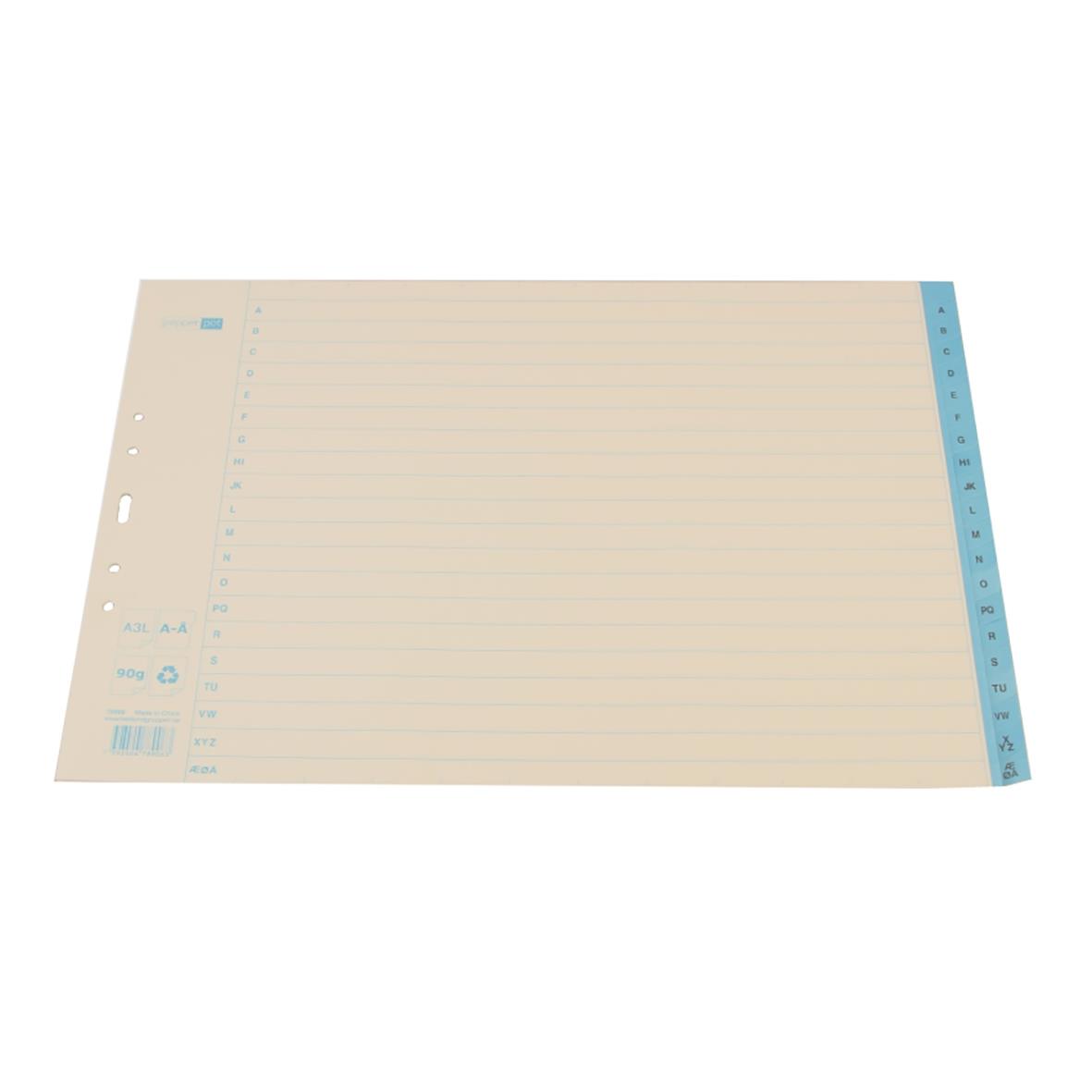 Pärmregister AllOffice papper A-Ö A3L 11310008