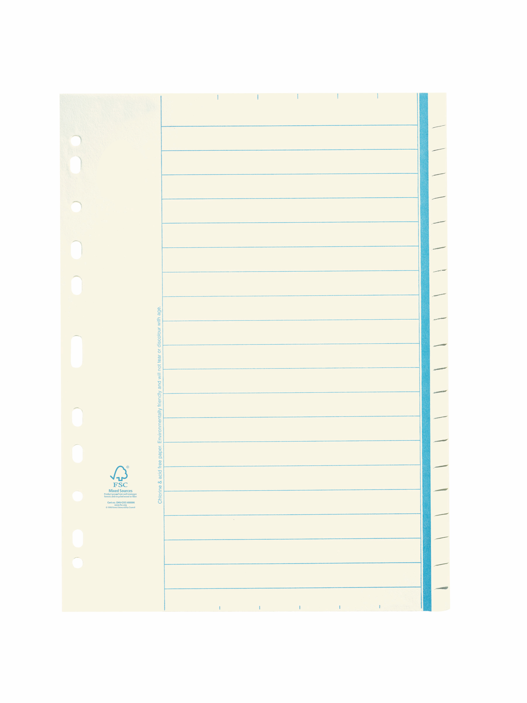 Pärmregister AllOffice papper 20-flik A4 11310015