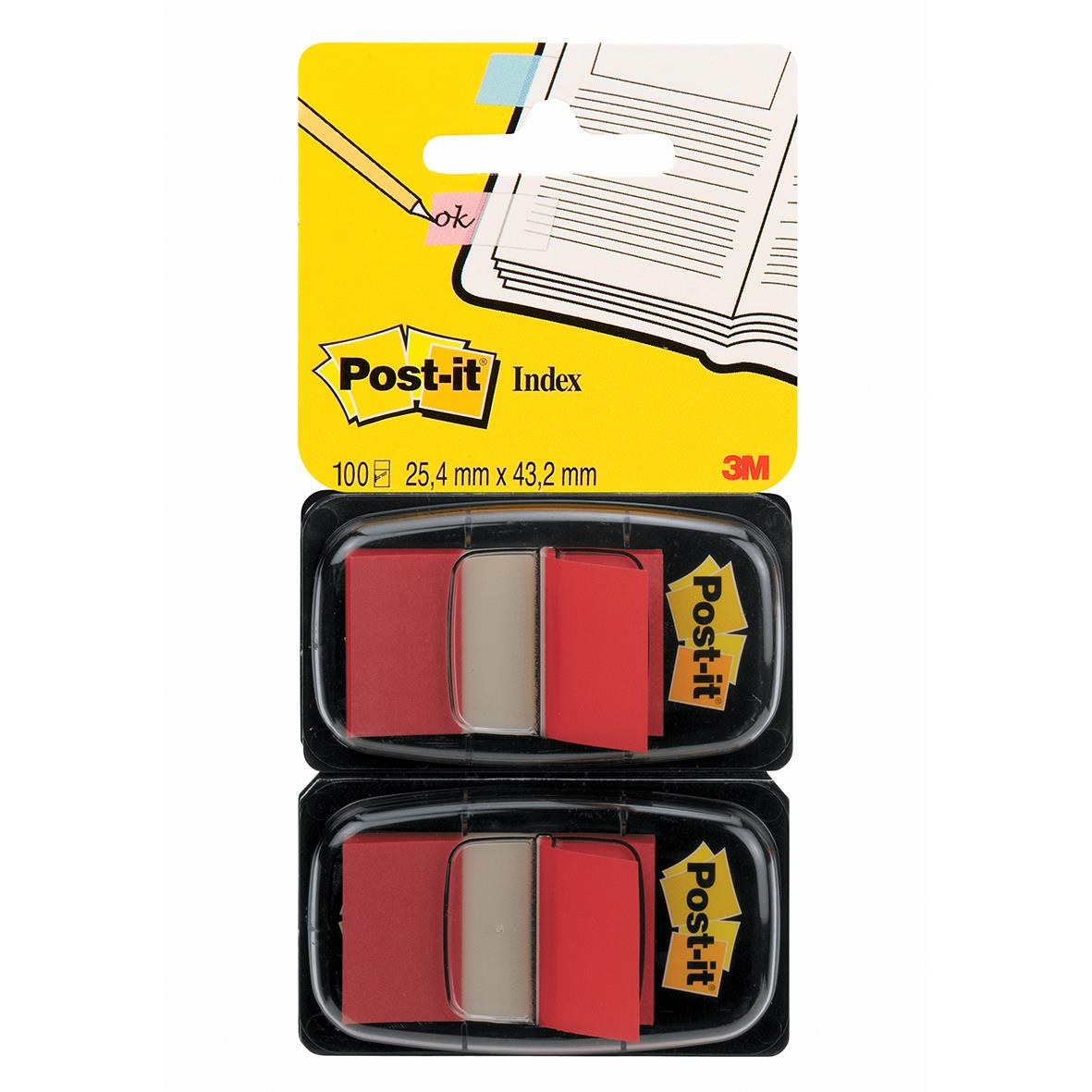 Märkflik Post-it Index 680 röd 11350011_1