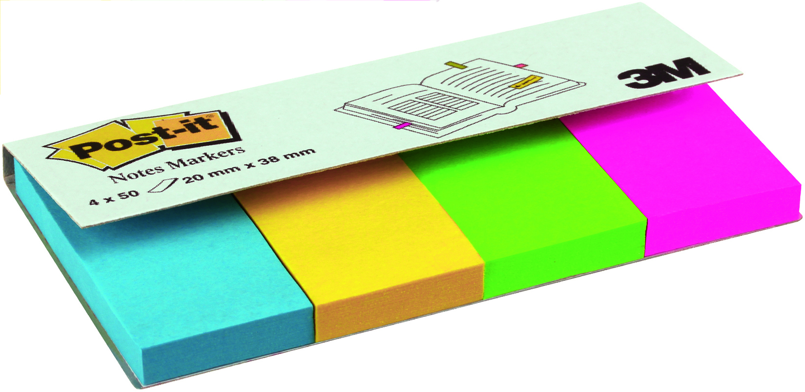 Post-it Index 670-4U 20x38mm 11350081