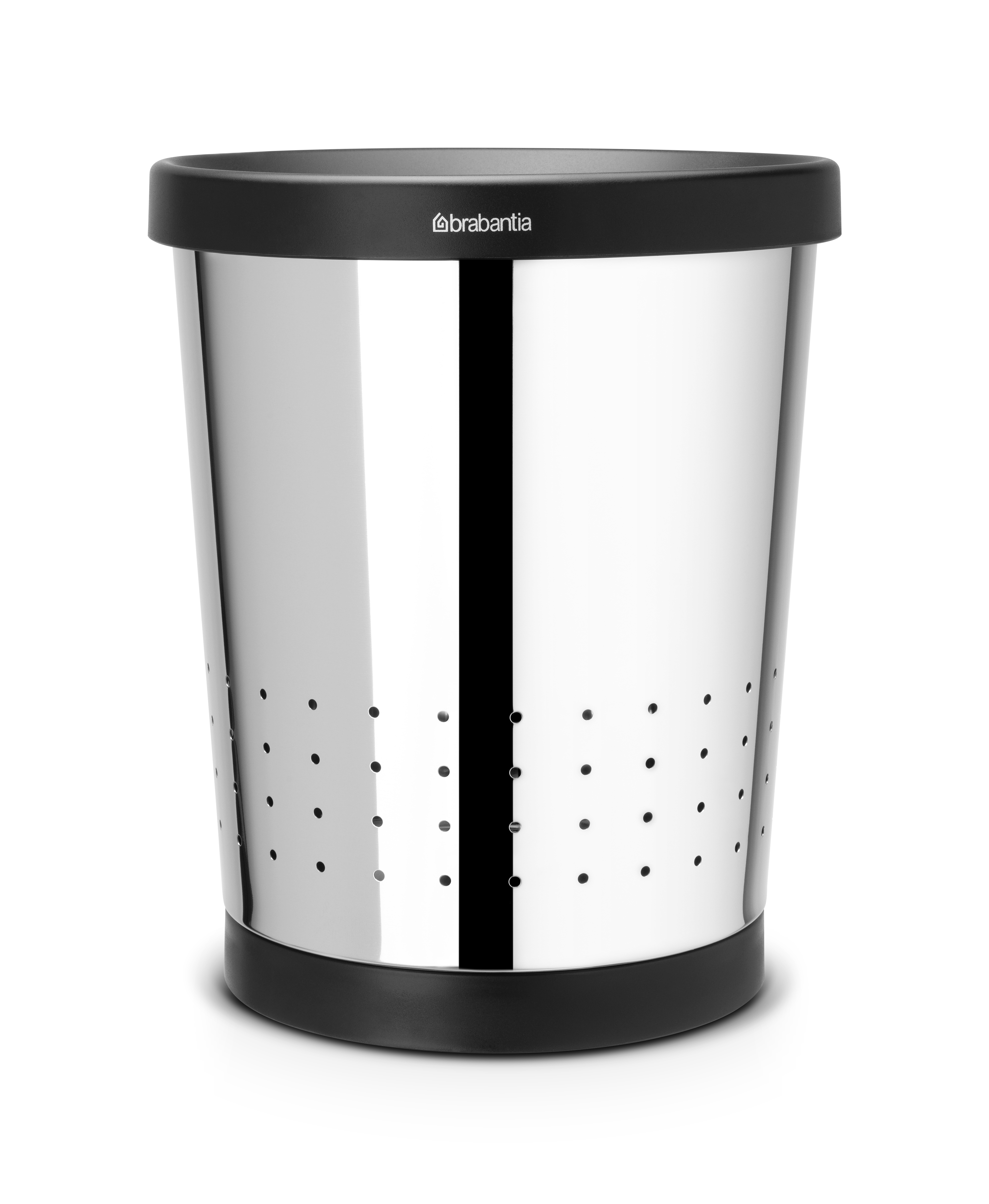 Papperskorg Brabantia Konisk med hål brilliant stål 11L 11800046_1