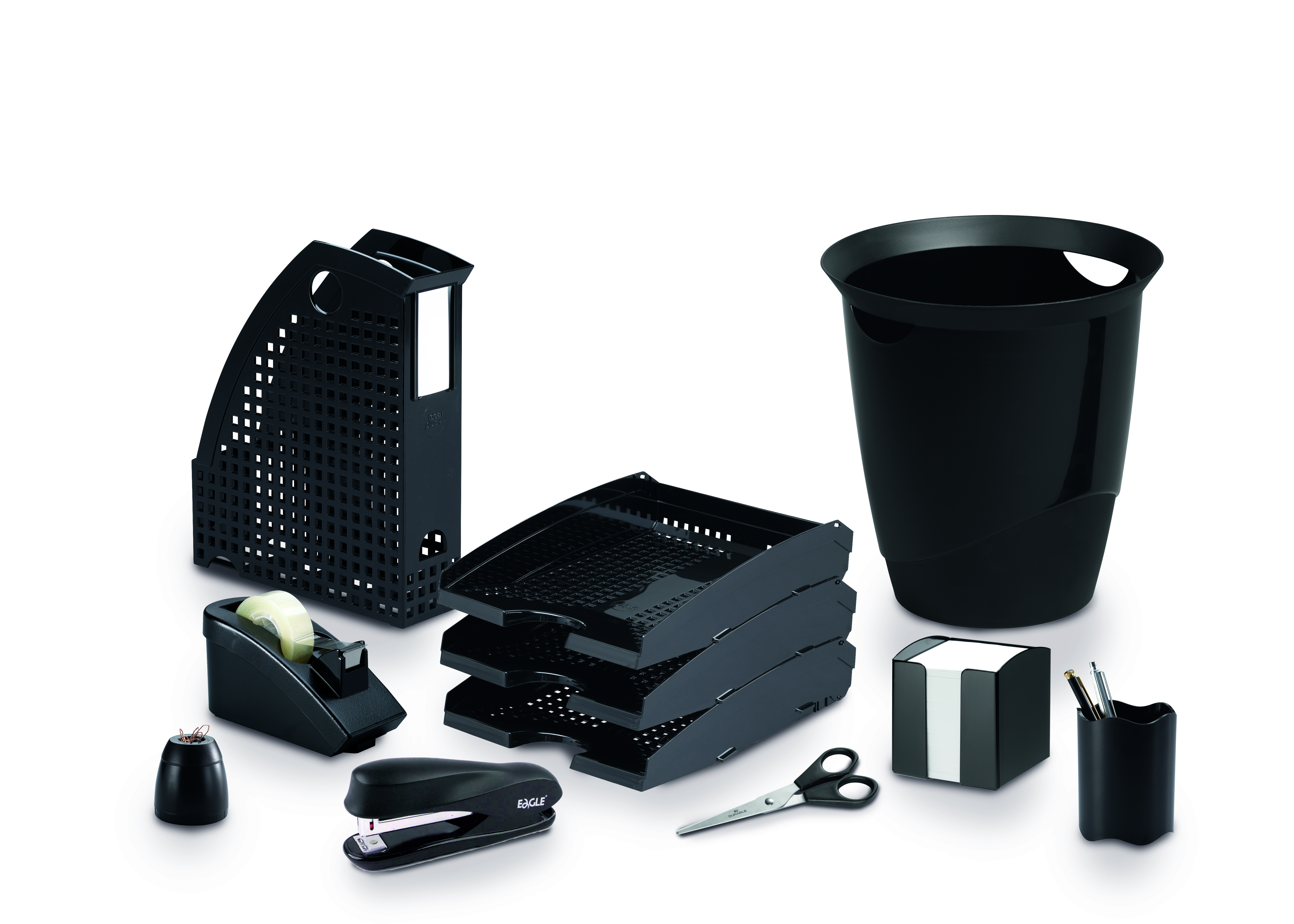 Startset Skrivbord Durable Trend Svart 12066461_1