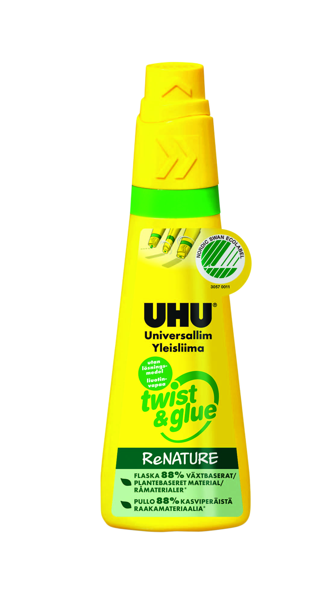 Lim UHU Twist & Glue Svanenmärkt 95ml 12080140