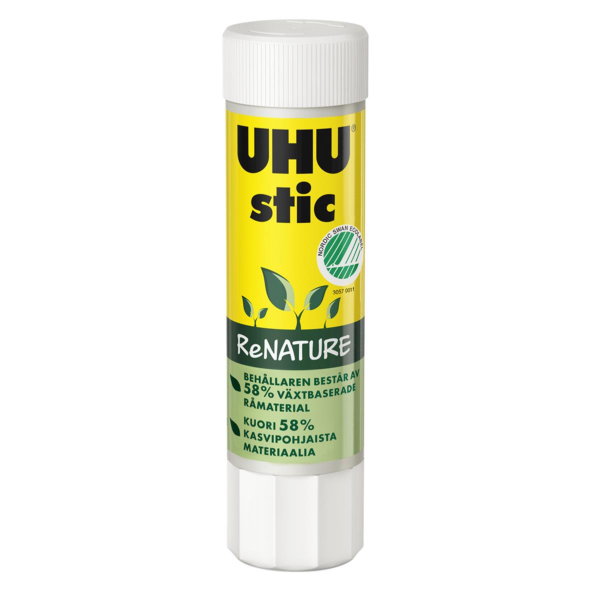 Limstift UHU ReNature Svanenmärkt 8,2g 12080157_1