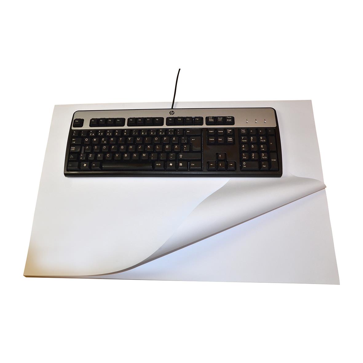 Skrivbordsblock AllOffice 100 gram 50 blad vit 60x40cm 12146109