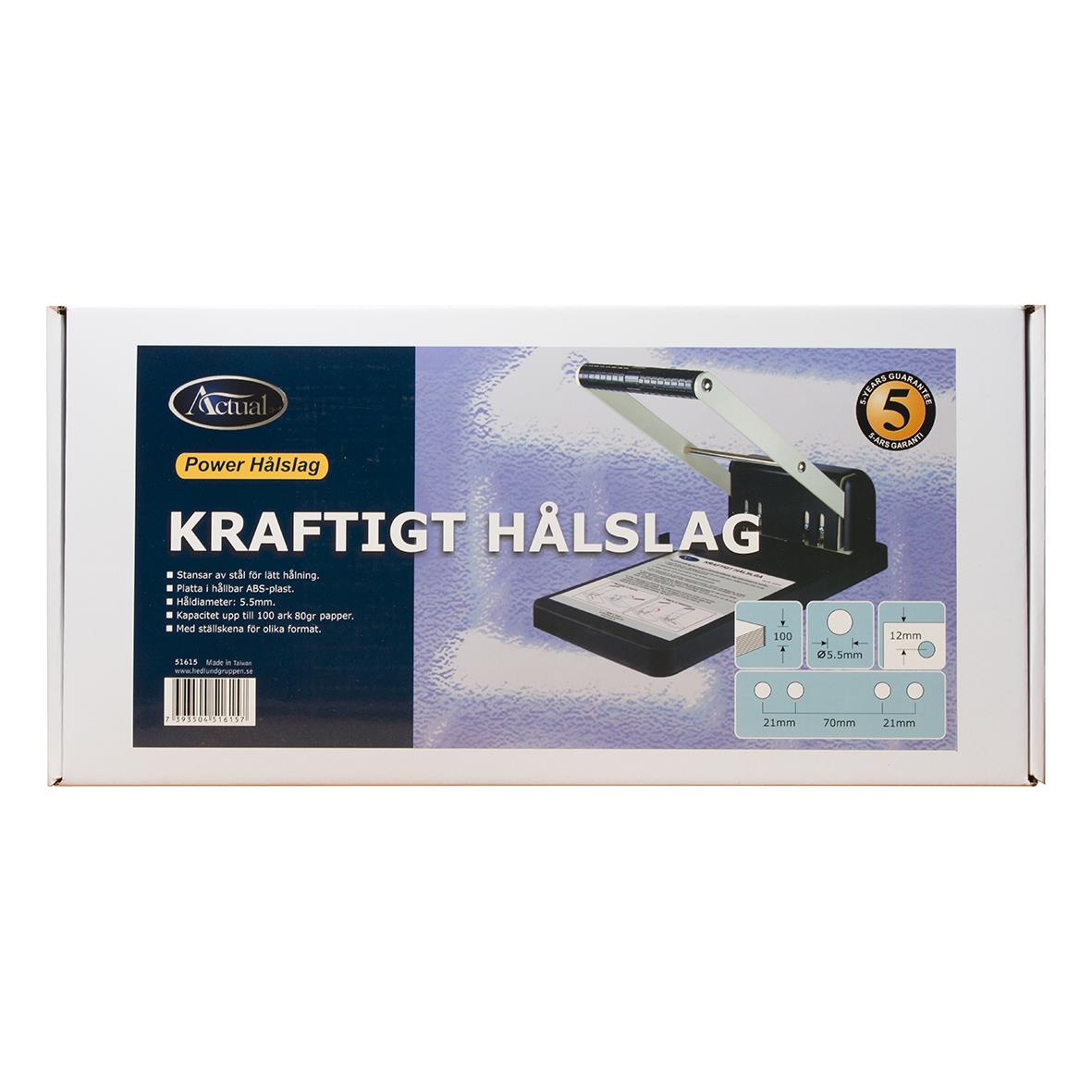 Hålslag Power Punch 120 grå 12230018