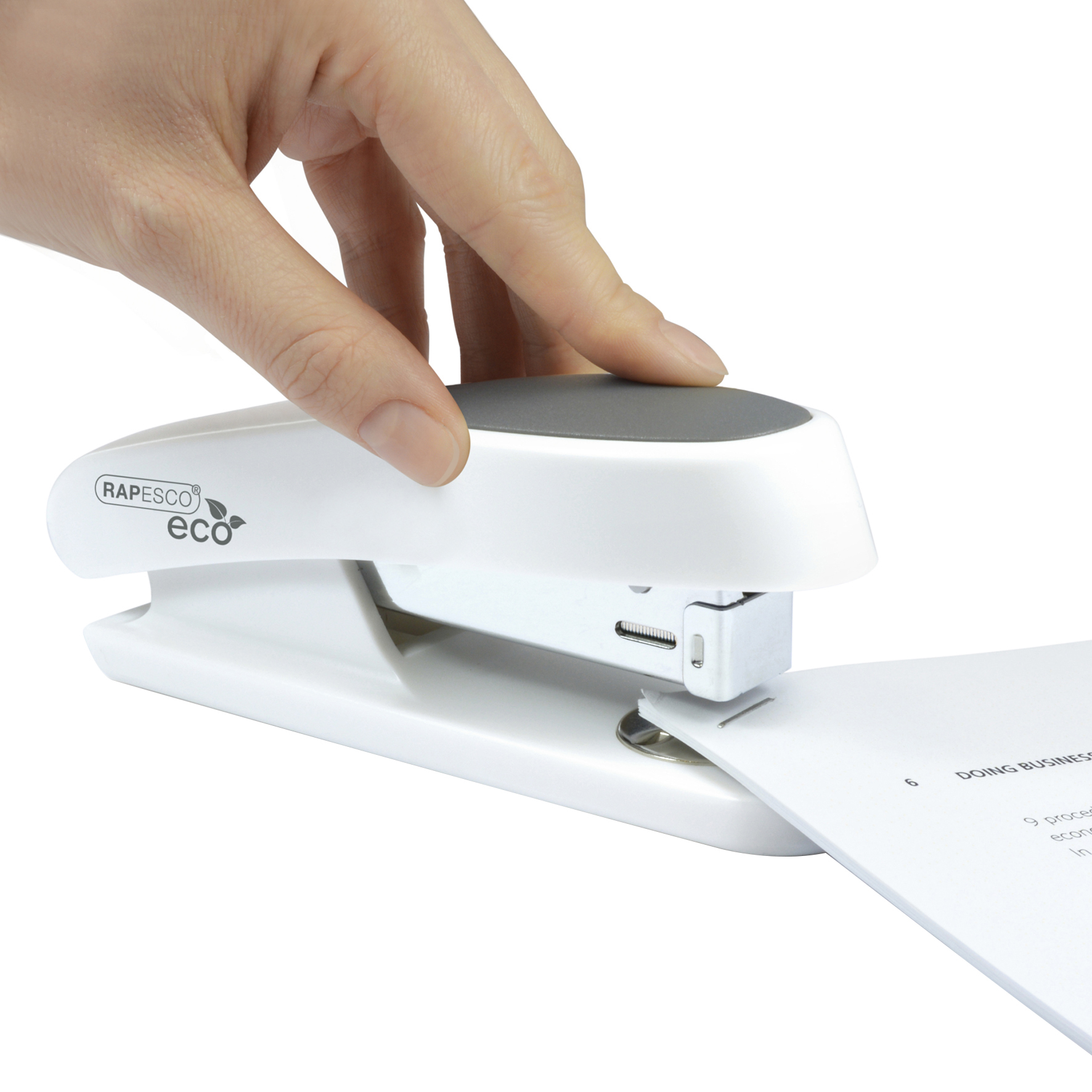 Häftapparat Rapesco Sting Ray ECO vit 12240148