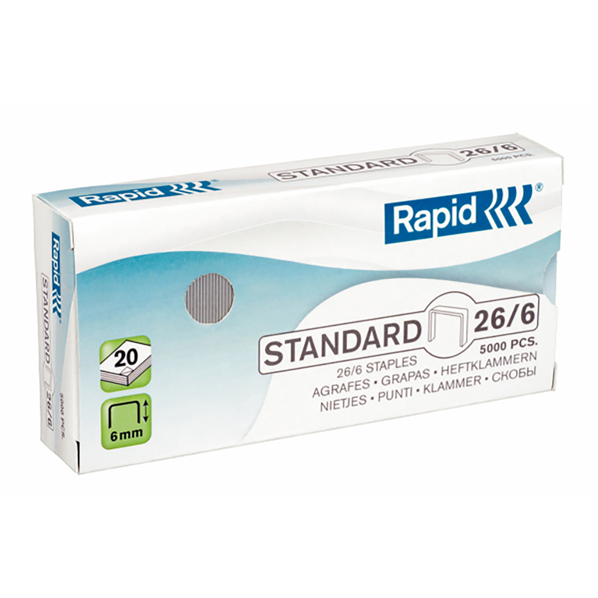 Häftklammer Rapid 26/6 Standard 12260002