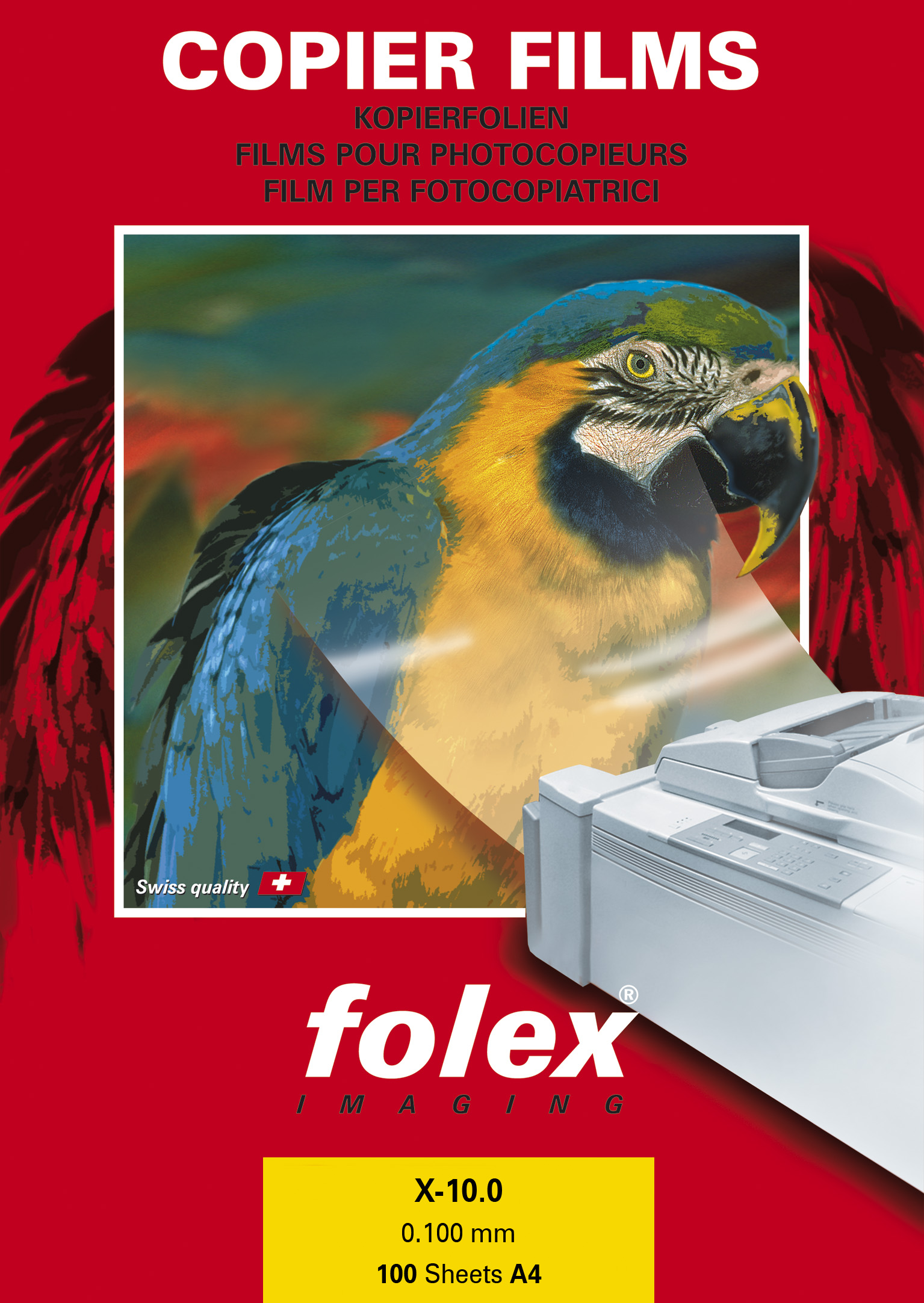 Oh-Film Folex X-10 kopiering dubbelsidig A4 12300002