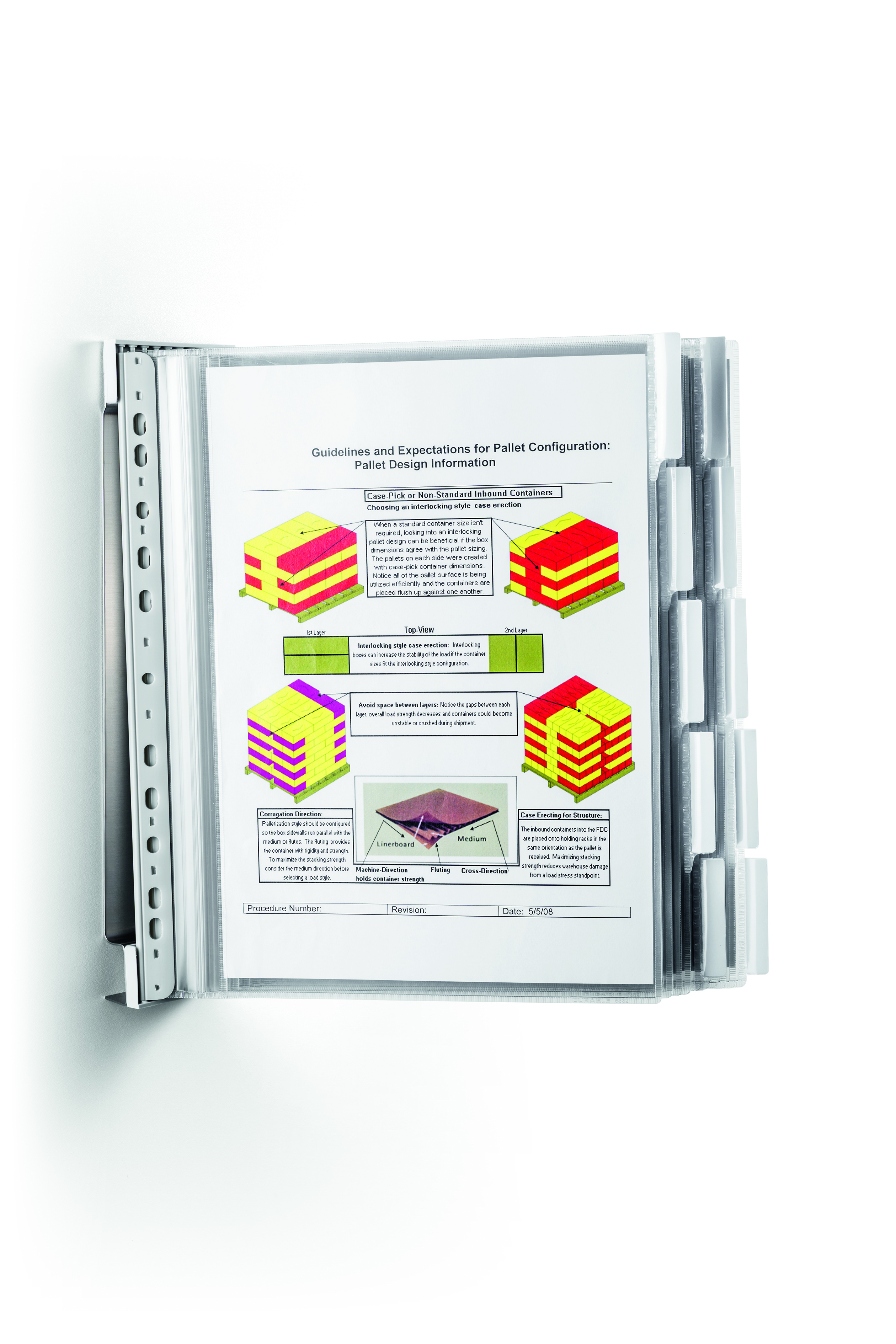 Panelsystem Durable Rostfritt 10 ramar silver A4 12353563_1