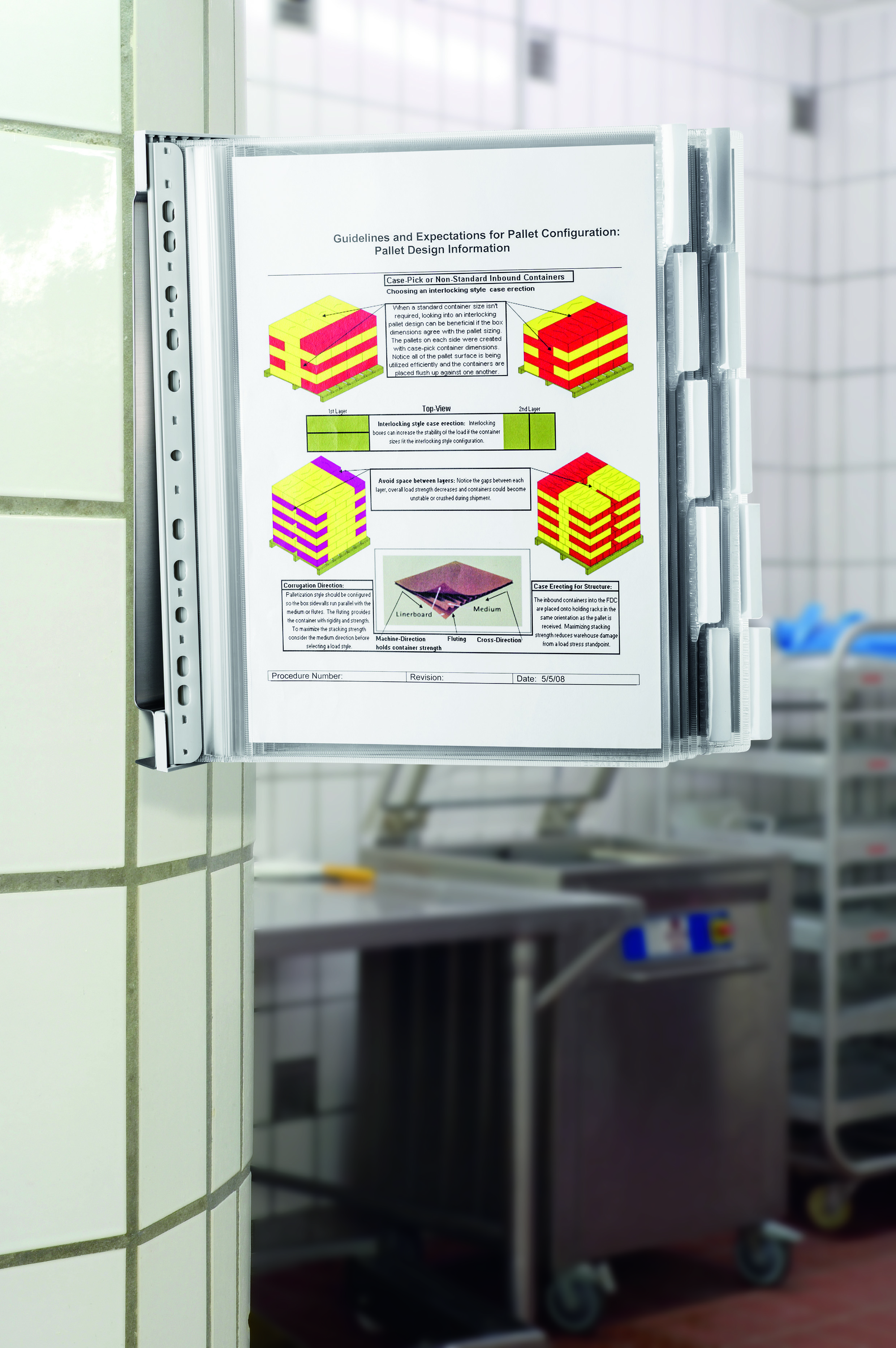 Panelsystem Durable Rostfritt 10 ramar silver A4 12353563_2