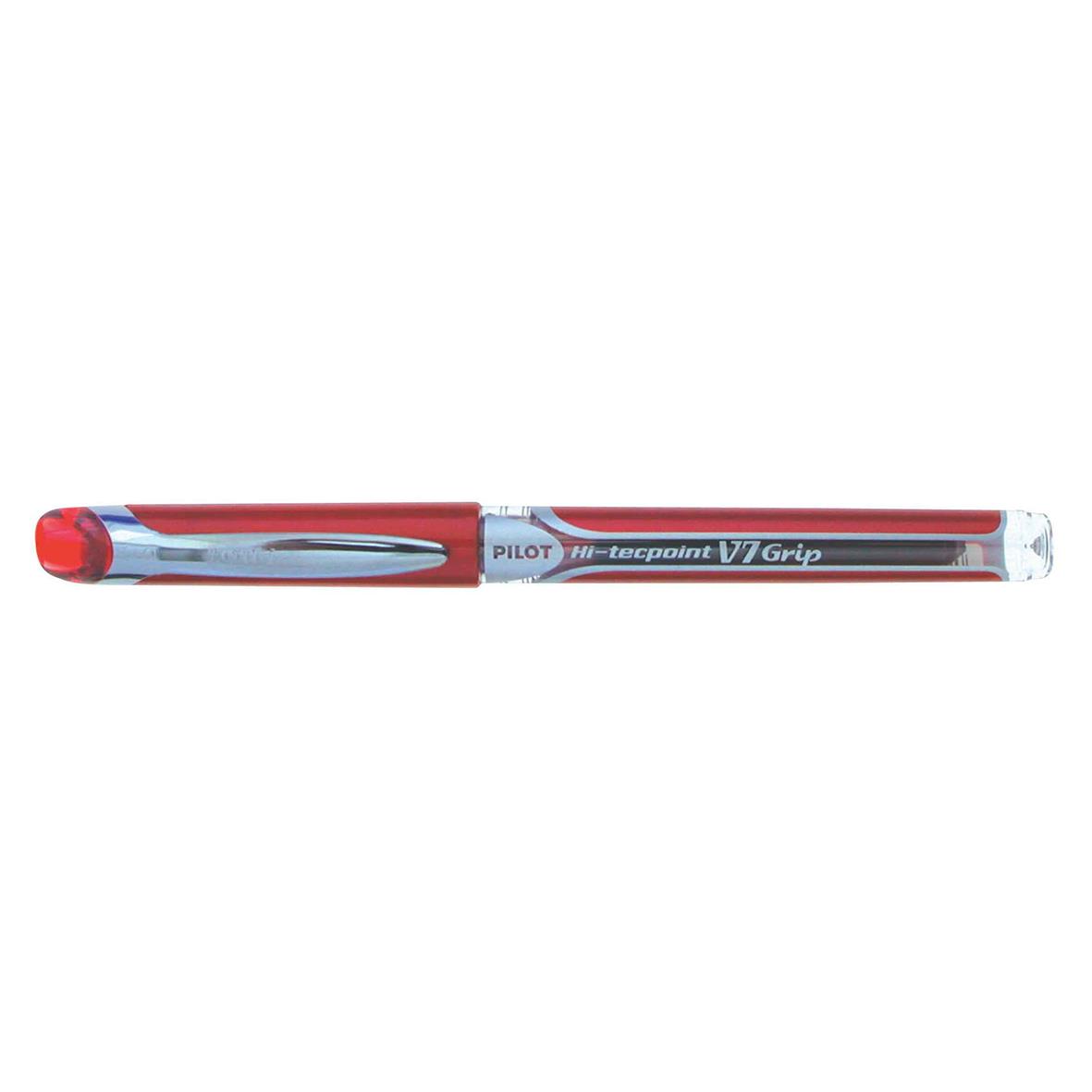 Rollerpenna Pilot Hi-Tec V7 Grip röd 0,7 13050048
