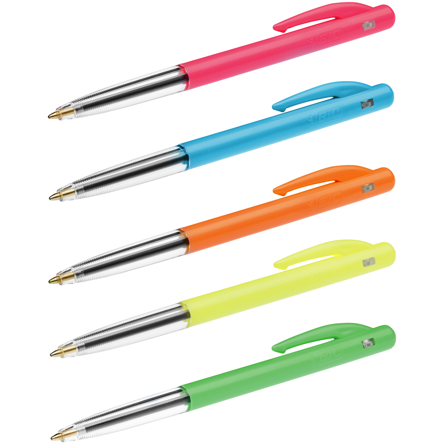 Kulspetspenna Bic Clic M10 sorterade färger medium 13060066_1