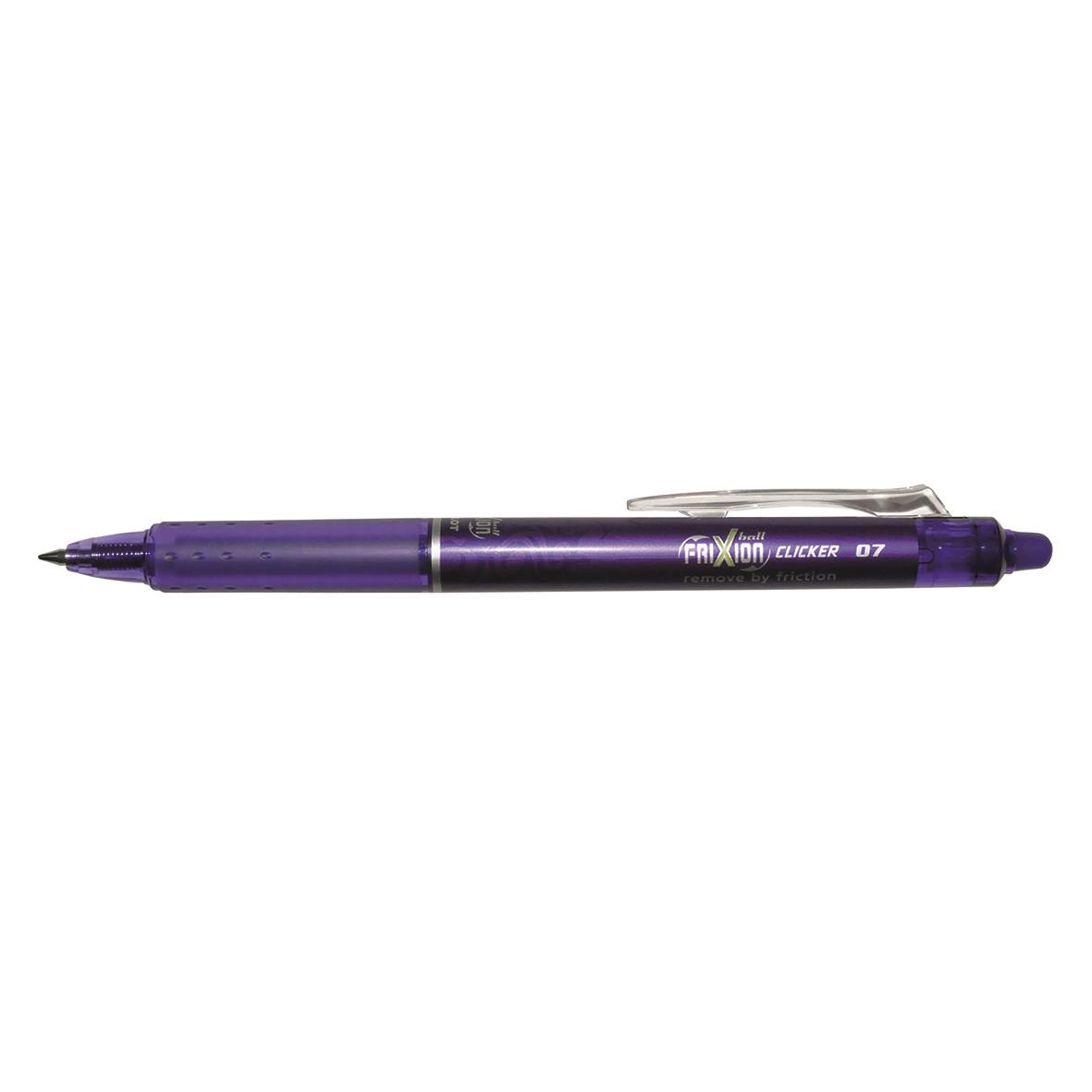 Kulspetspenna Pilot Frixion Clicker lila 0,7 13060332_1