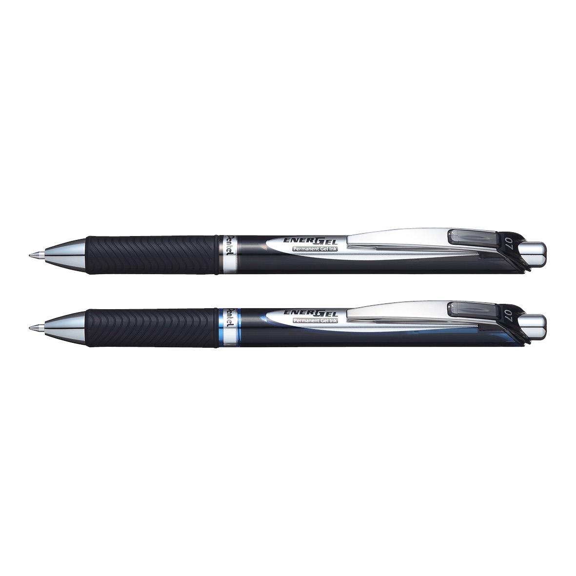 Gelpenna Pentel EnerGel Metal tip Dokumentäkta svart 0,7 13060757