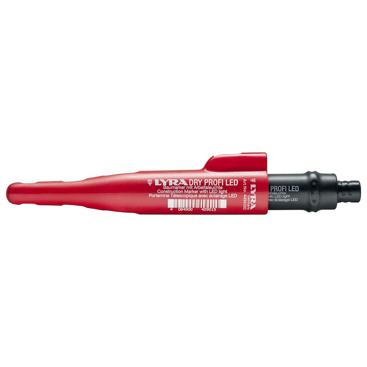 Djuphålsmärkare Kon.pen LyraDry Profi m LEDlampa 2,8mm Svart 13091021_1