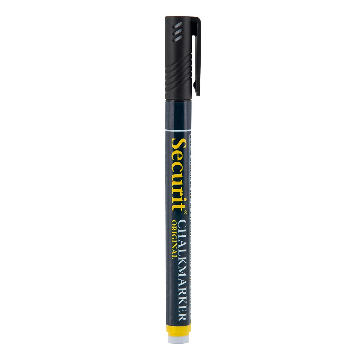 Tavelpenna Securit Rund Spets Svart 1-2mm 13091148_2