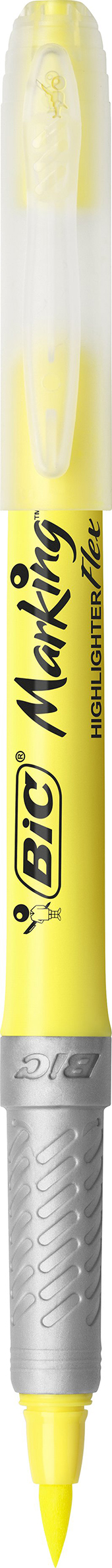 Överstrykningspenna Bic Flex Gul 13120123_1