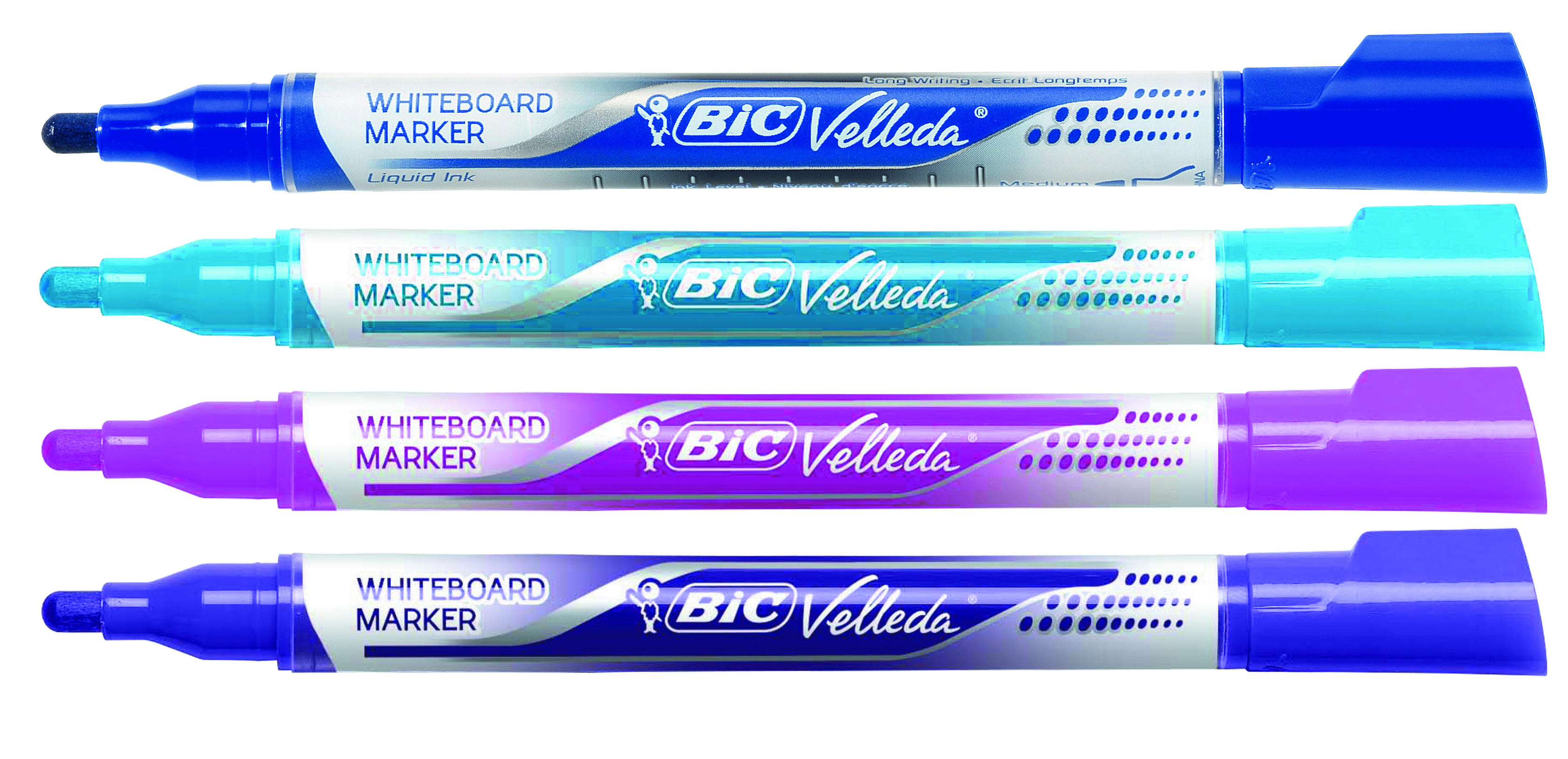 Whiteboardpenna Bic Veleda lila/rosa 4-set 13133098