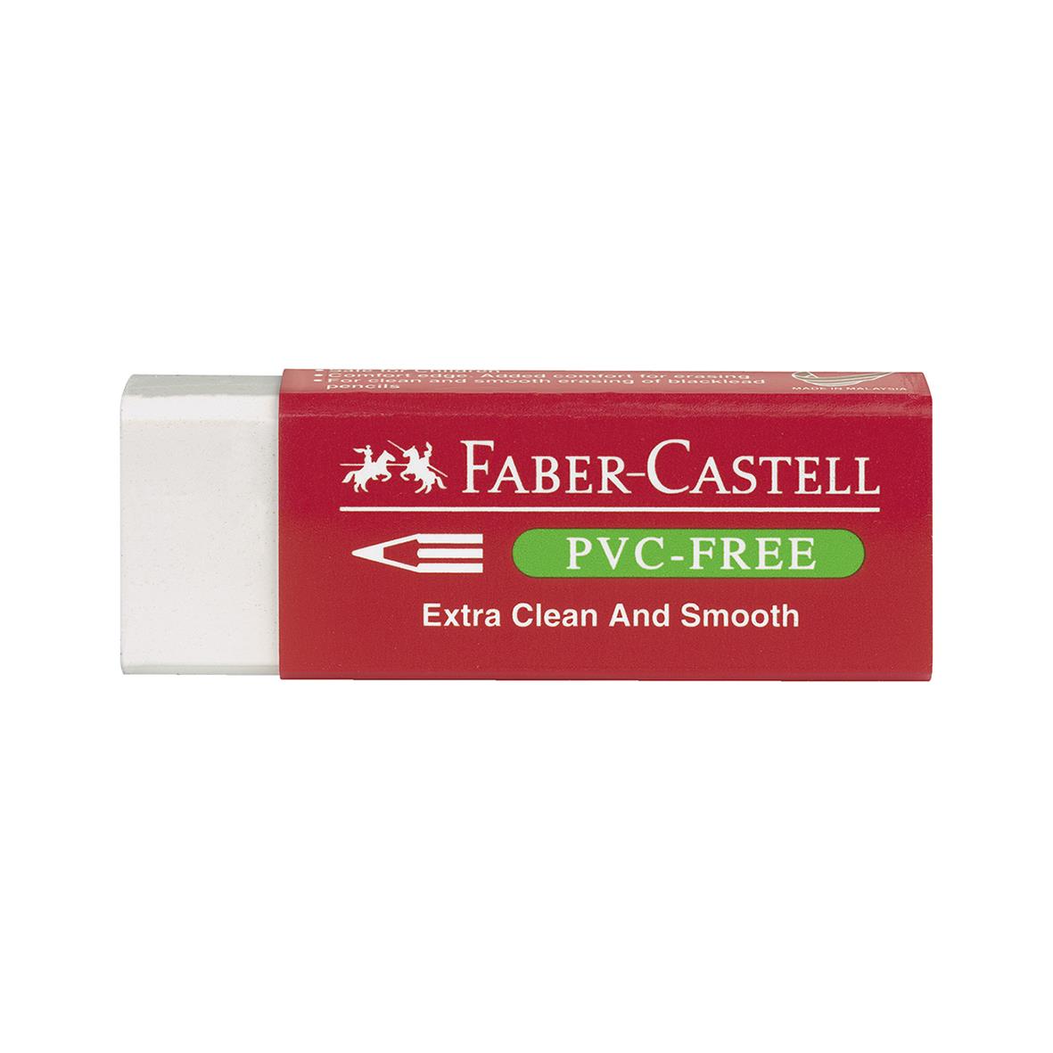Radergummi Faber Castell 7095 PVC fritt 62x21x12mm 13190003