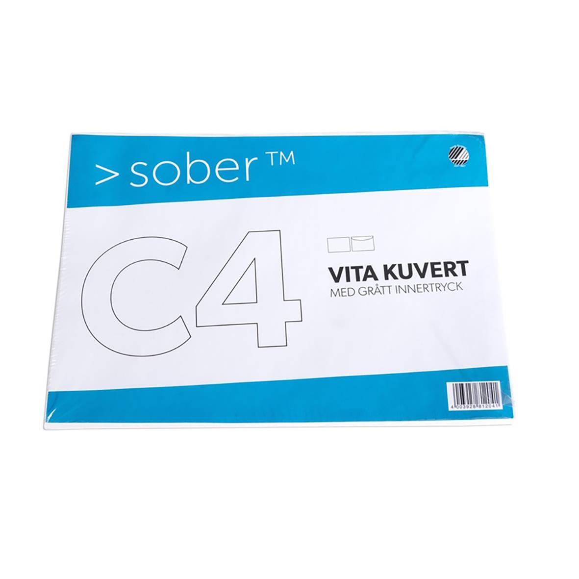 Kuvert Stripseal vit C4 100g 14020005