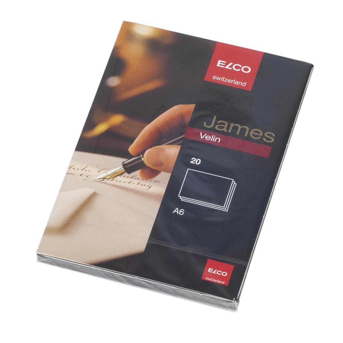 Kort James Velin 20/fp A6 14090117