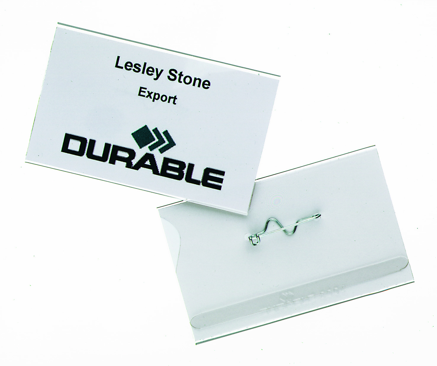 Namnskylt Durable med nål 90x54 mm 15040060_1
