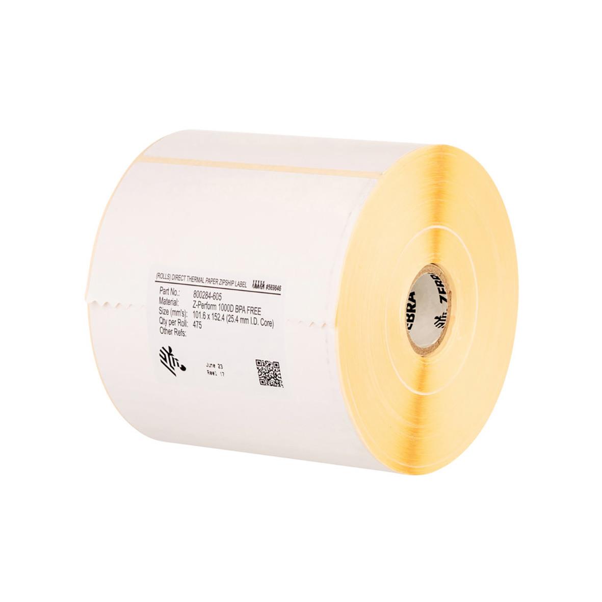 Etikett Zebra 1000t 51x25mm 15070076