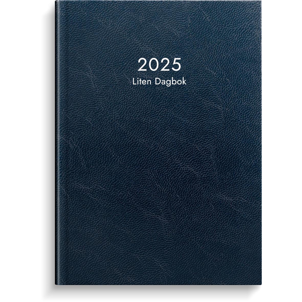 Almanacka Burde 1039 Liten Dagbok Konstläder 2024 Blå A6 16010338_1