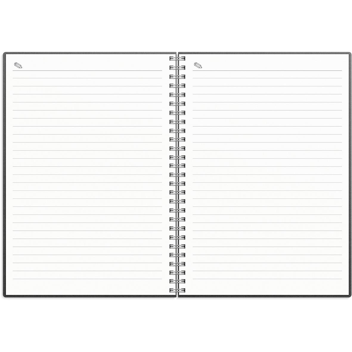 Almanacka Burde 5140 Business ECO Line Miljökartong 2023 Svart A5 16010341_3