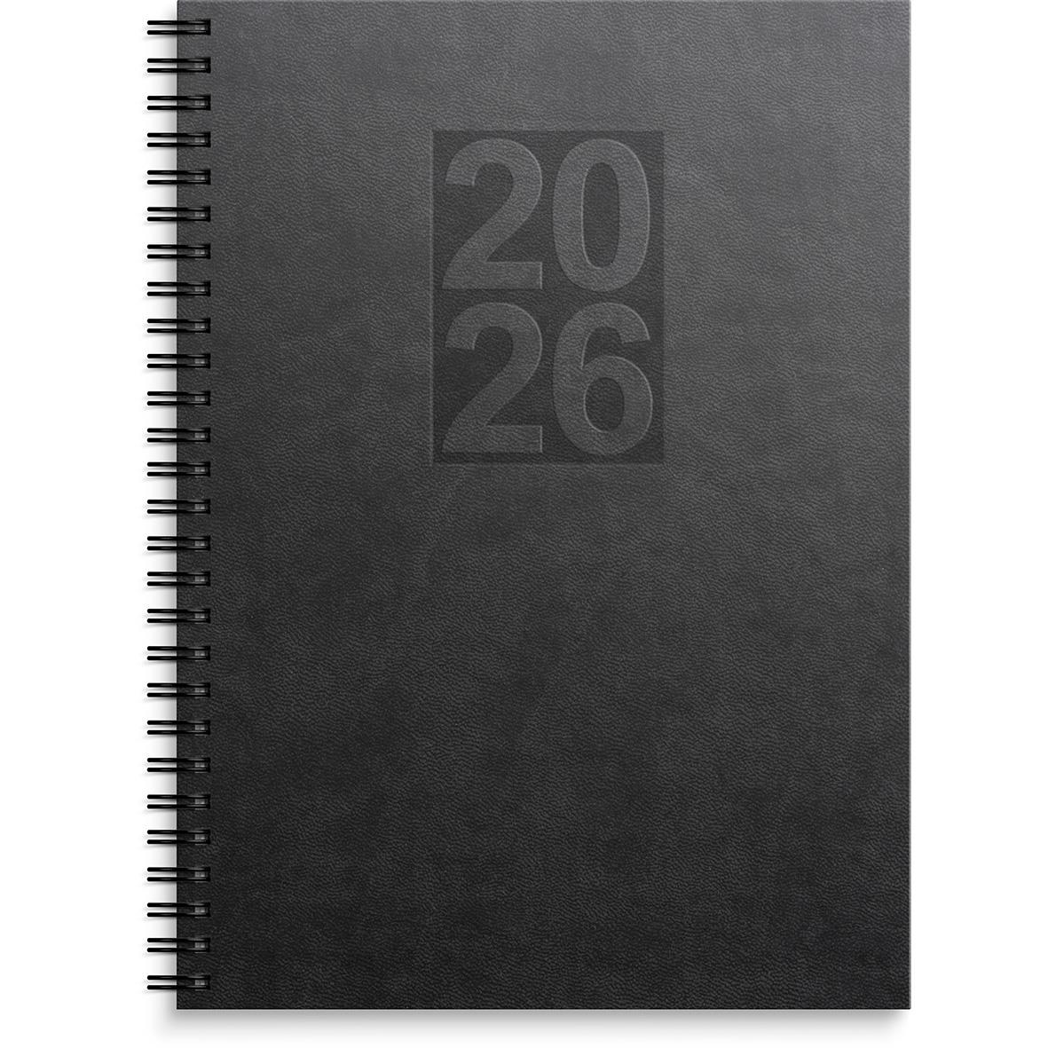 Almanacka 5441 Business A5 Country svart konstläder 2021 16010346_1