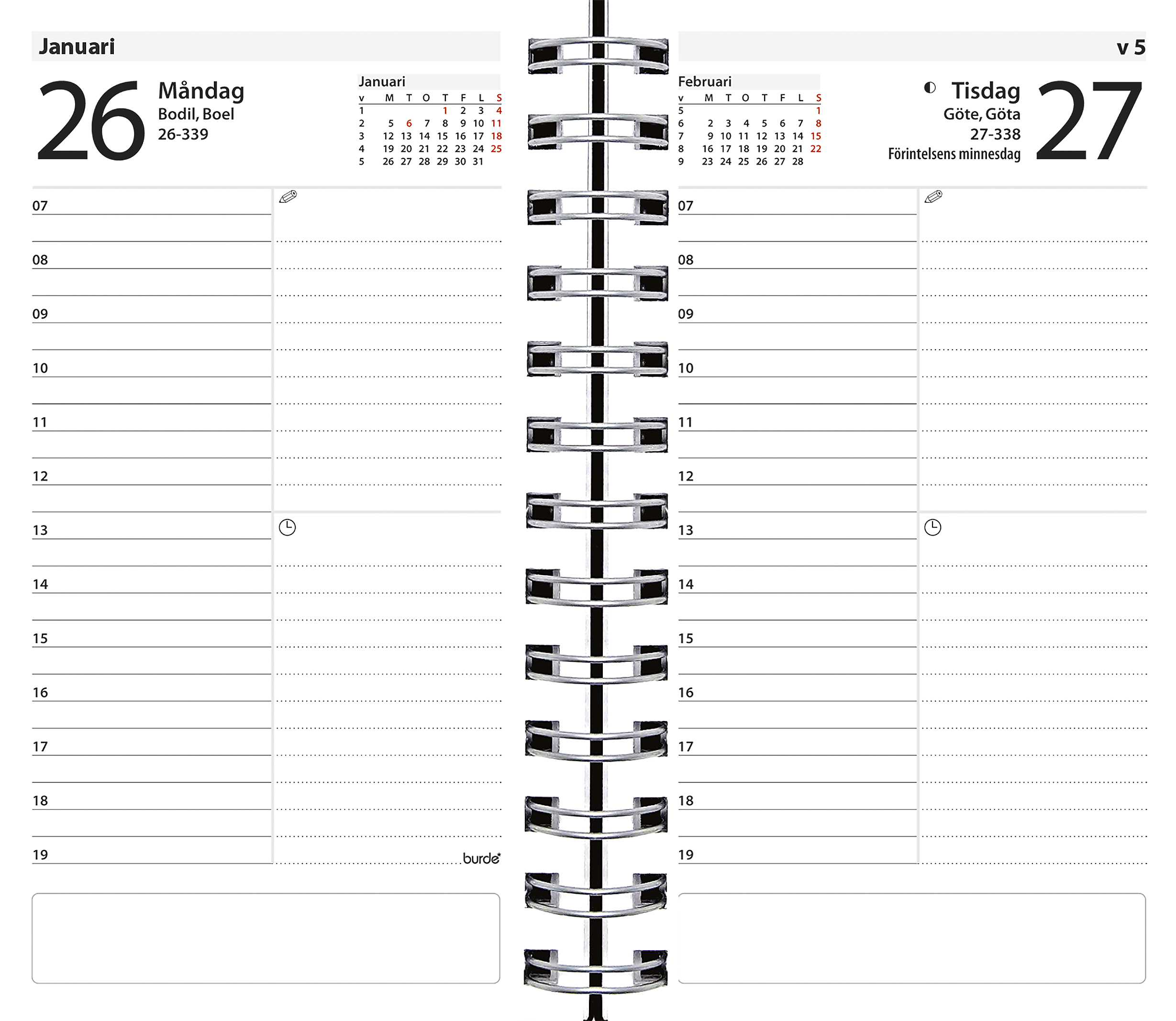 Almanacka 1010 Agenda refill 2020 16010387_2