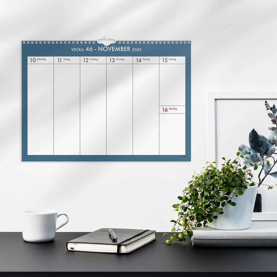 Almanacka Burde 1827 Väggkalender Veckoplan 2324 AllOffice