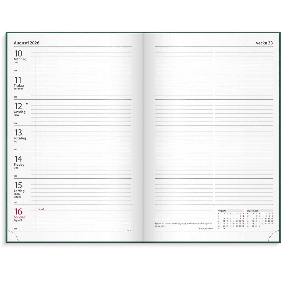 Almanacka 1075 Kontorskalender Rosa 2021 16011172_2