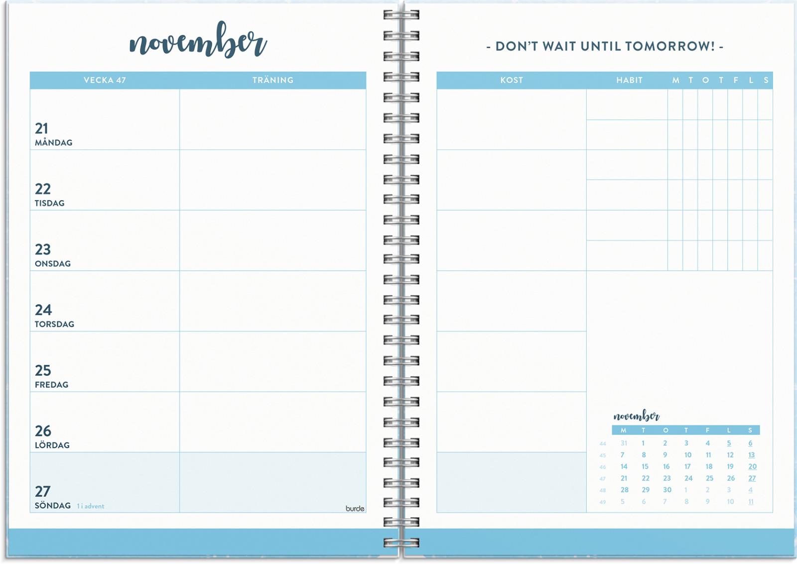 Almanacka 1229 Fitness & Food Planner 2021 16011175_2
