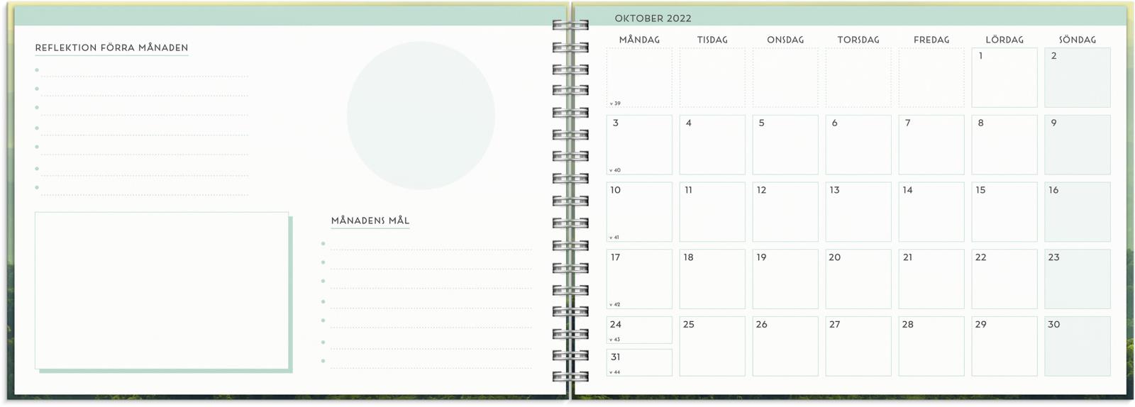 Almanacka 1275 Life Planner Green 2021 16011181_3