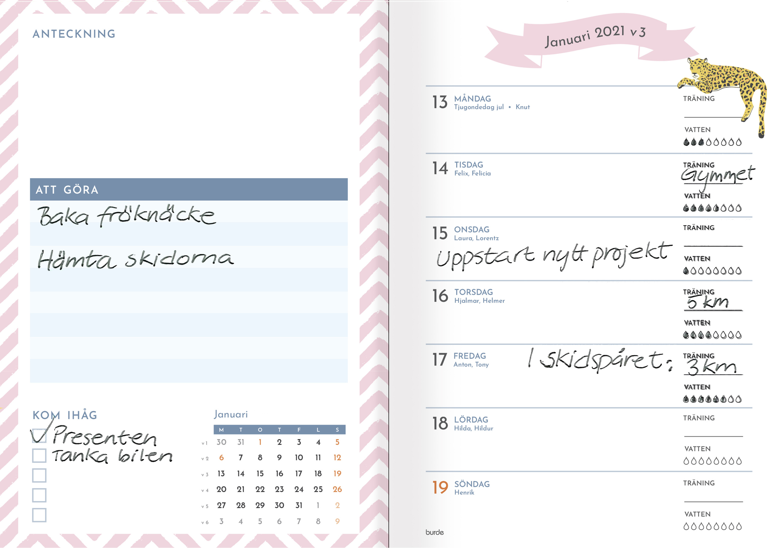 Almanacka 1276 Life Planner Tukan A6 2021 16011182_2