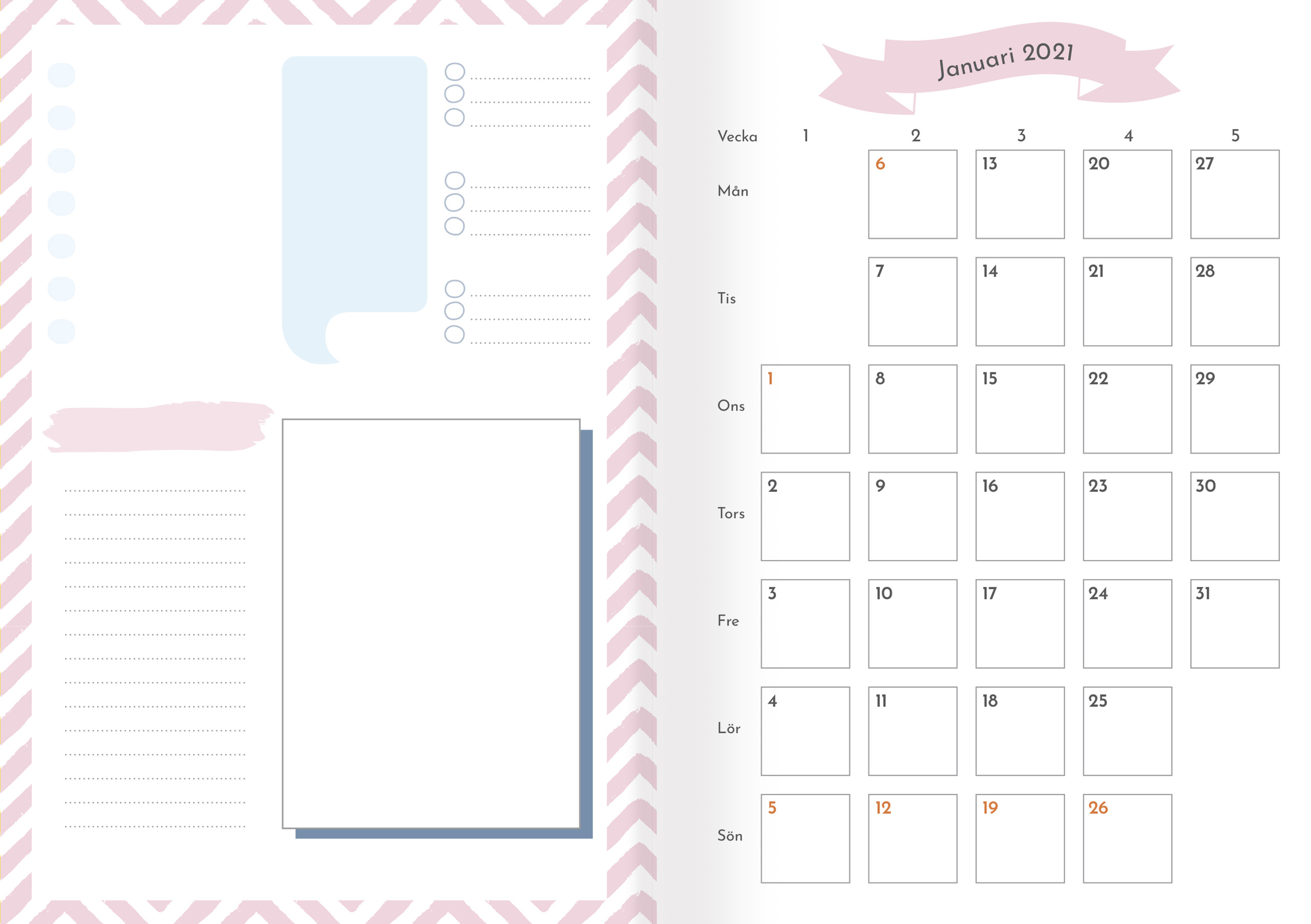 Almanacka 1276 Life Planner Tukan A6 2021 16011182_3