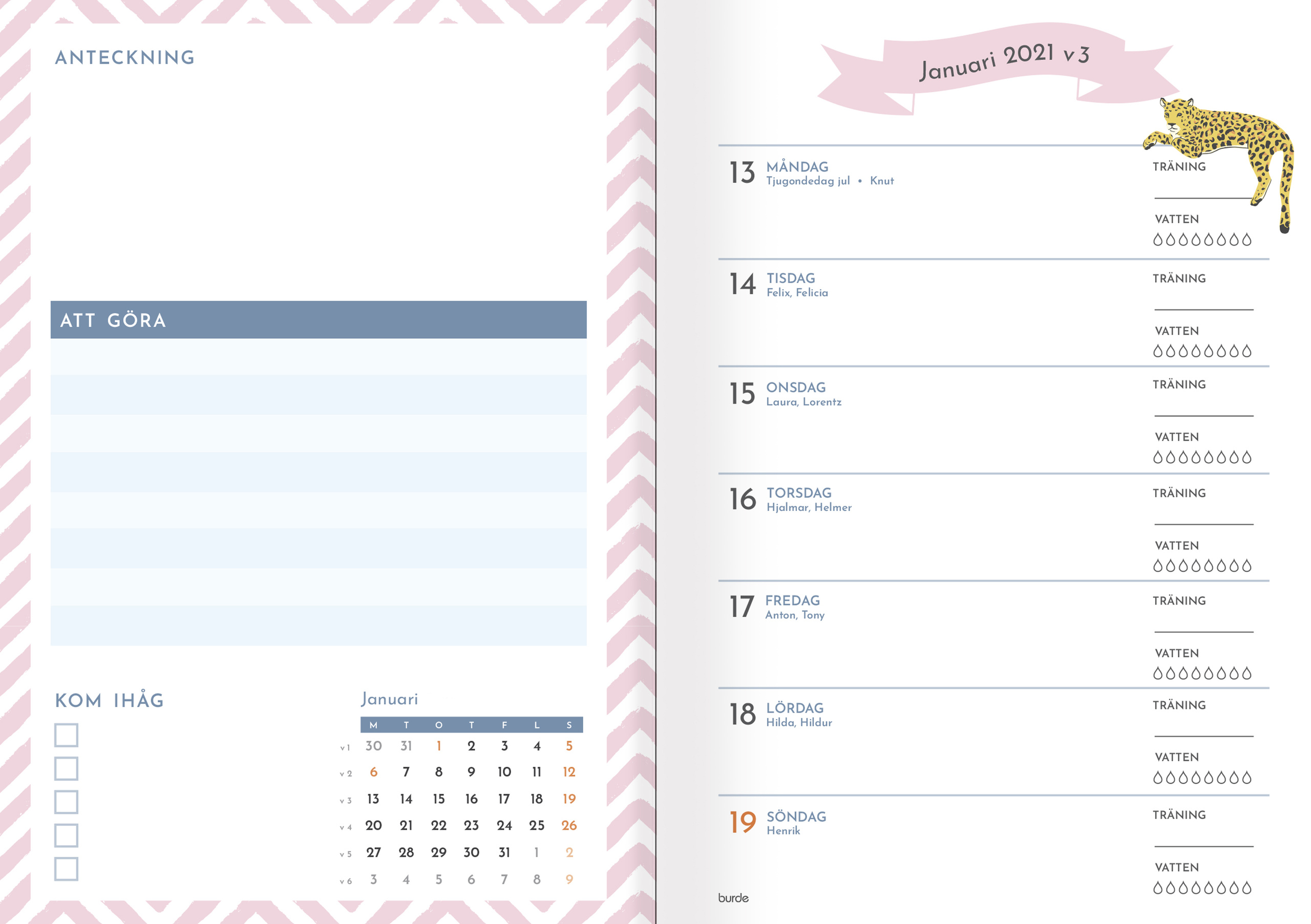 Almanacka 1276 Life Planner Tukan A6 2021 16011182_4