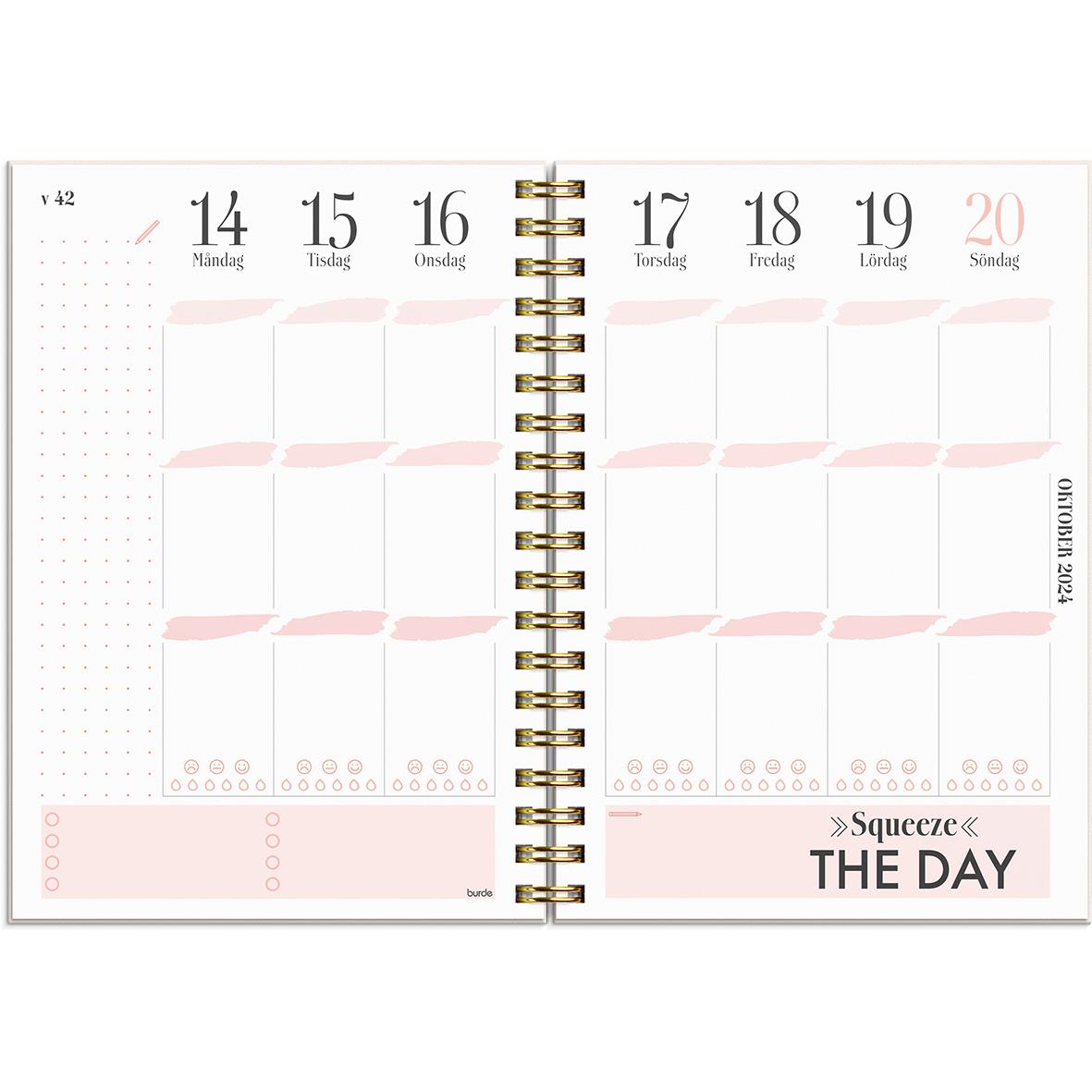 Almanacka 1277 Life Planner Pink A6 2021 16011183_2