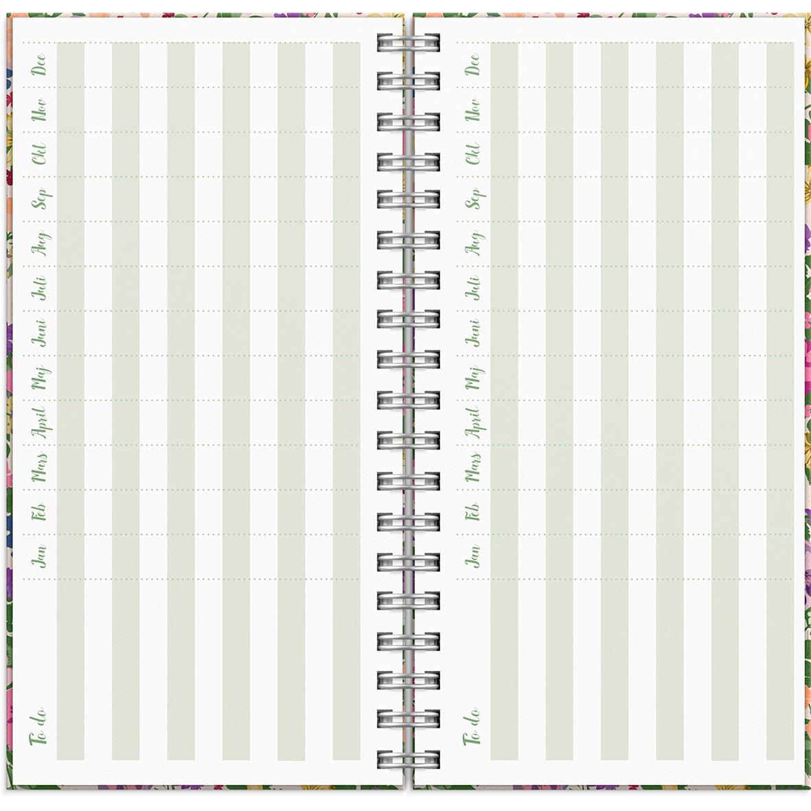 Almanacka 1278 Life planner Slim Flower 2021 16011184_4