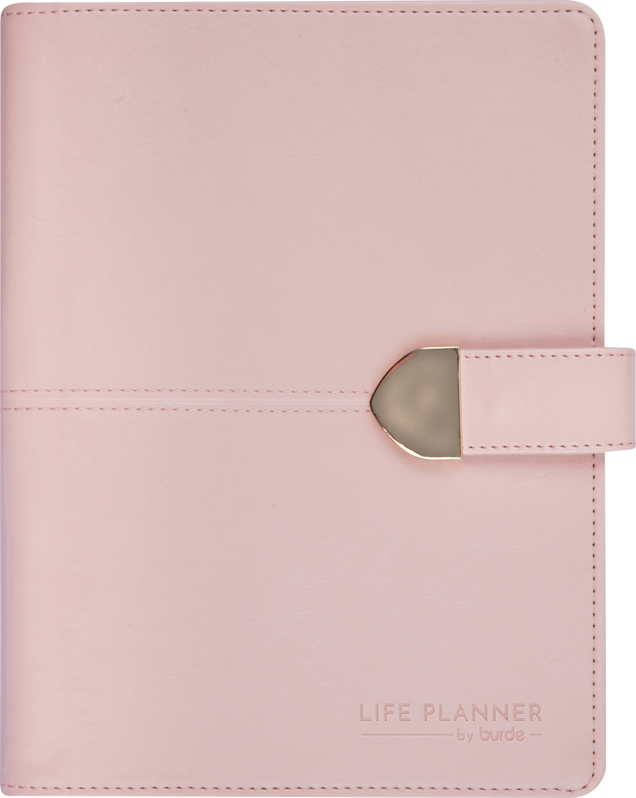 Almanacka 1286 Life Planner Rosa konstläder A5 2021 16011189_1