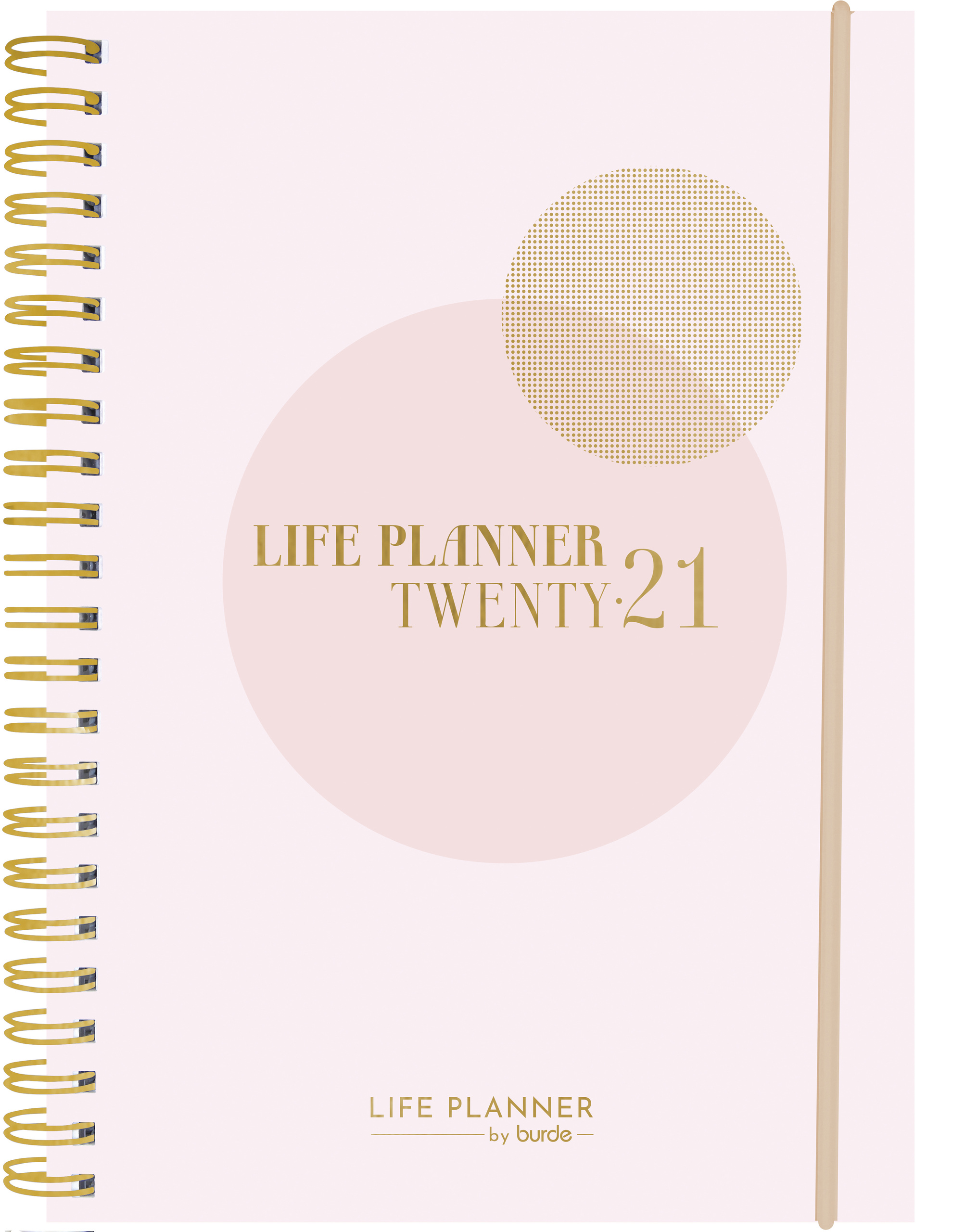 Almanacka 1286 Life Planner Rosa konstläder A5 2021 16011189_2