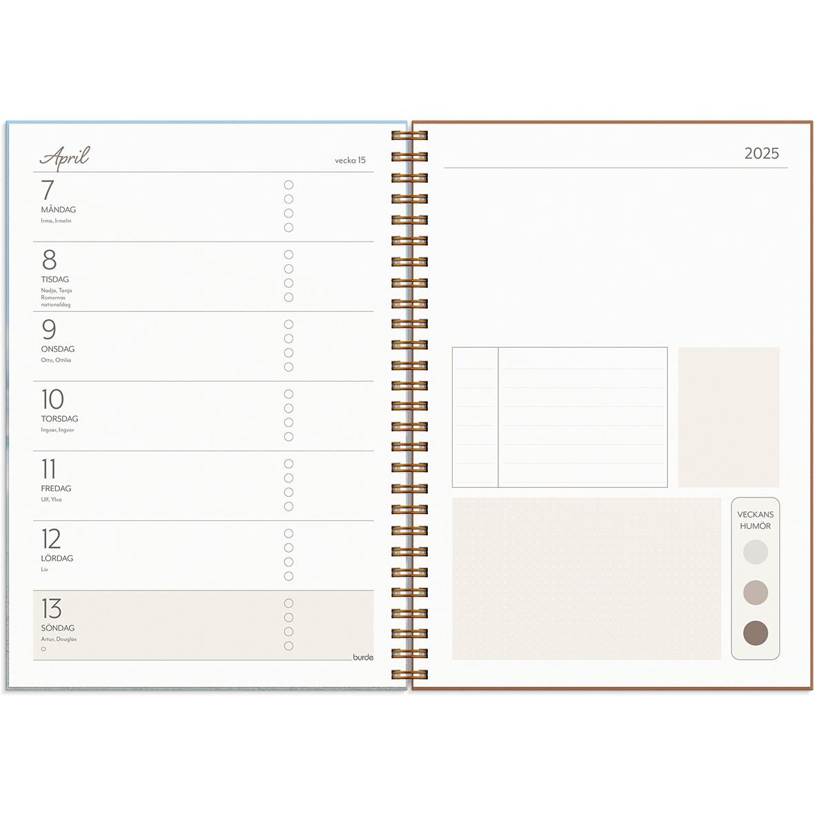 Almanacka Burde 1293 Life Planner Feel good 2023 A5 16011248_2