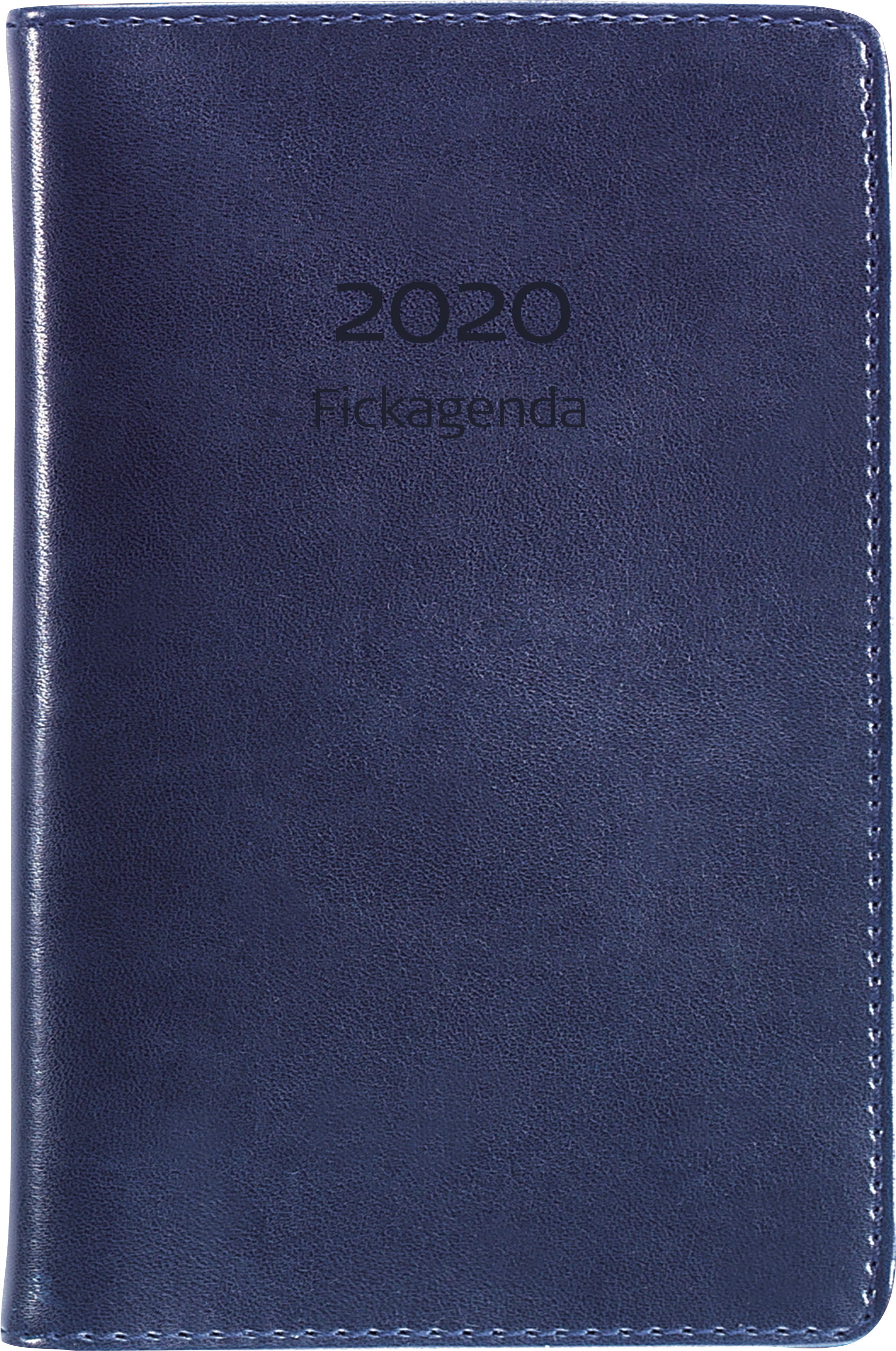 Almanacka 3327 Fickagenda blått konstläder 2020 16020316_1